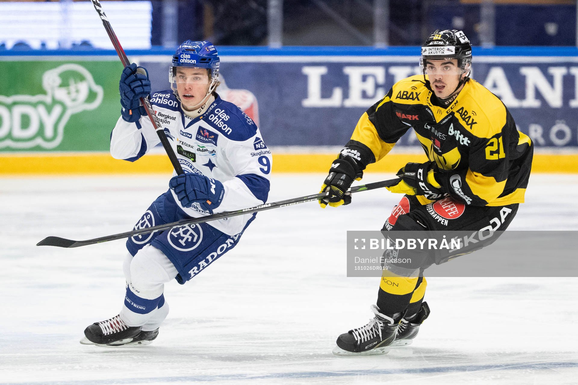 Leksands Marcus Karlberg  och Västerås Fredrik Hetta
