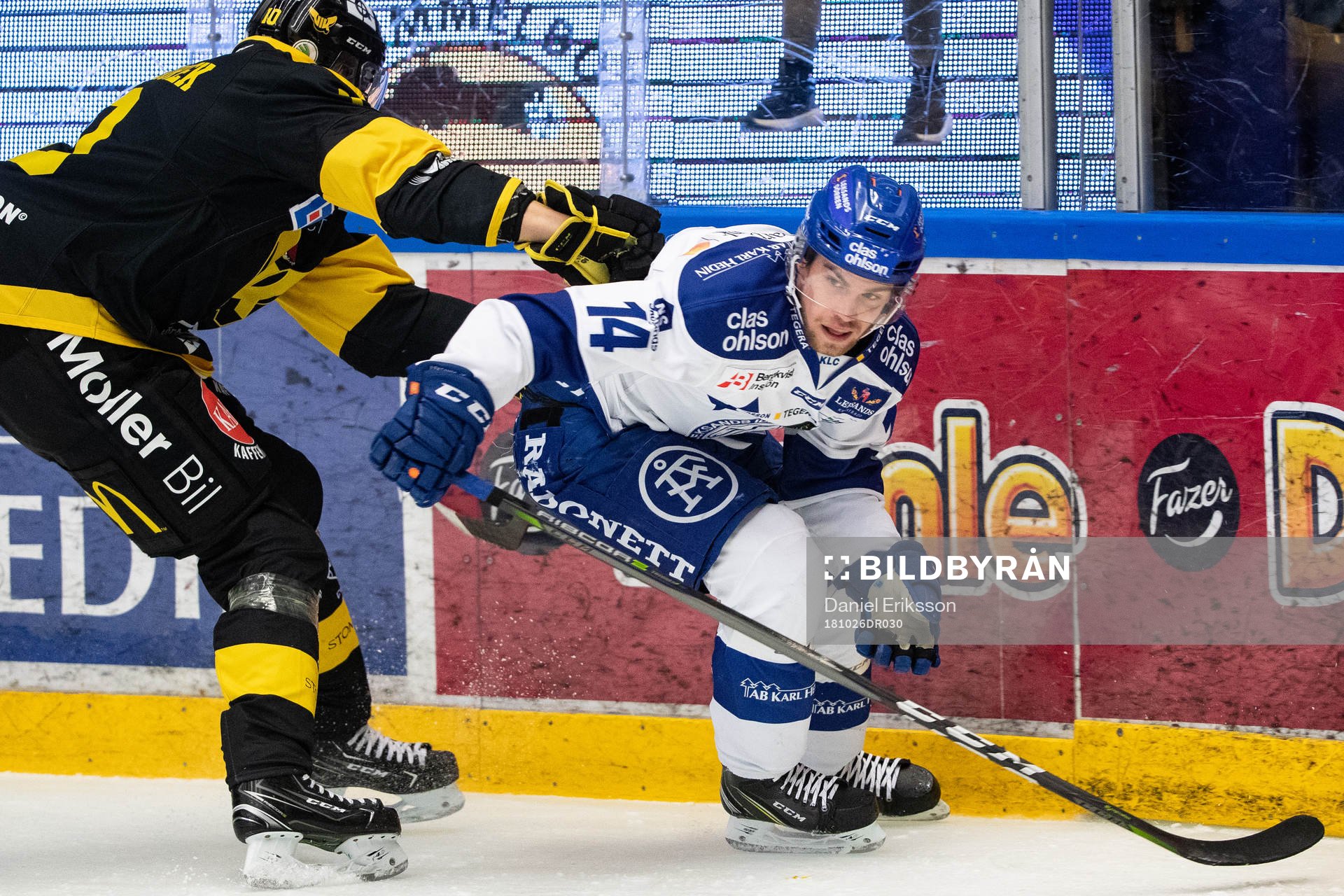 Västerås Jimmie Jansson  och Leksands Oskar Lang