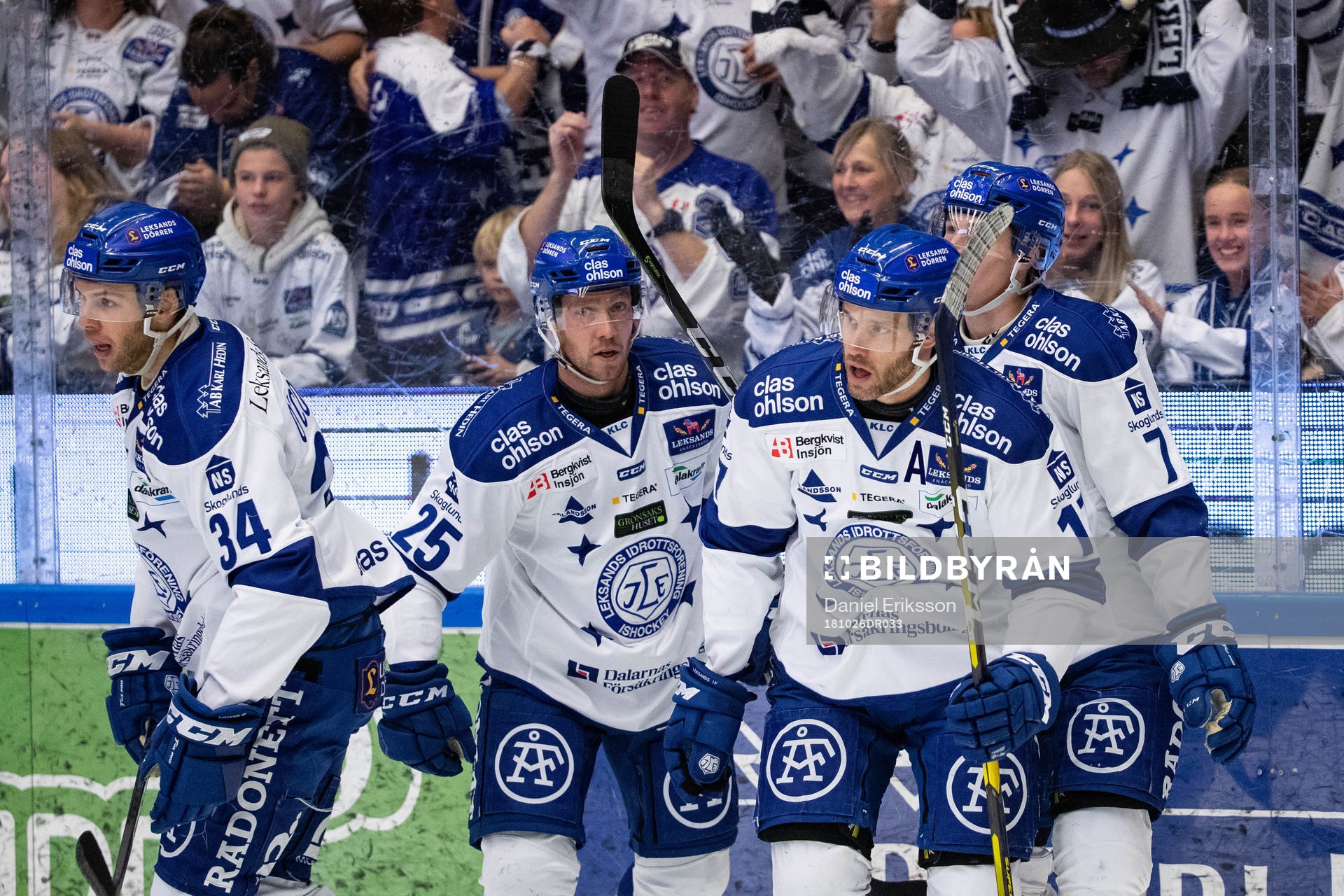 Leksands Jesper Ollas jublar