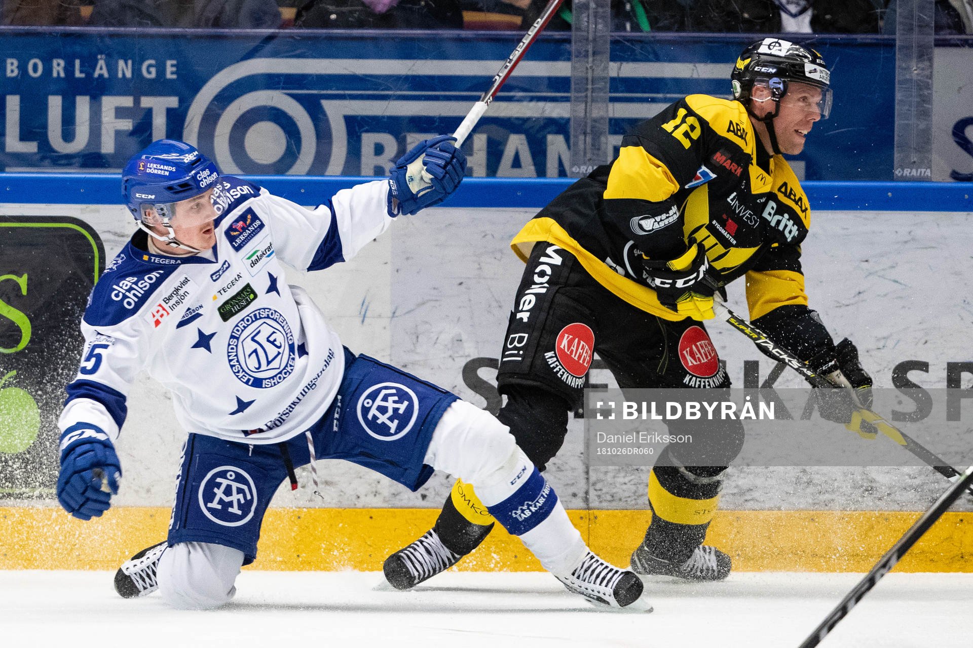 Leksands Johan Porsberger och Västerås Fredrik Johansson