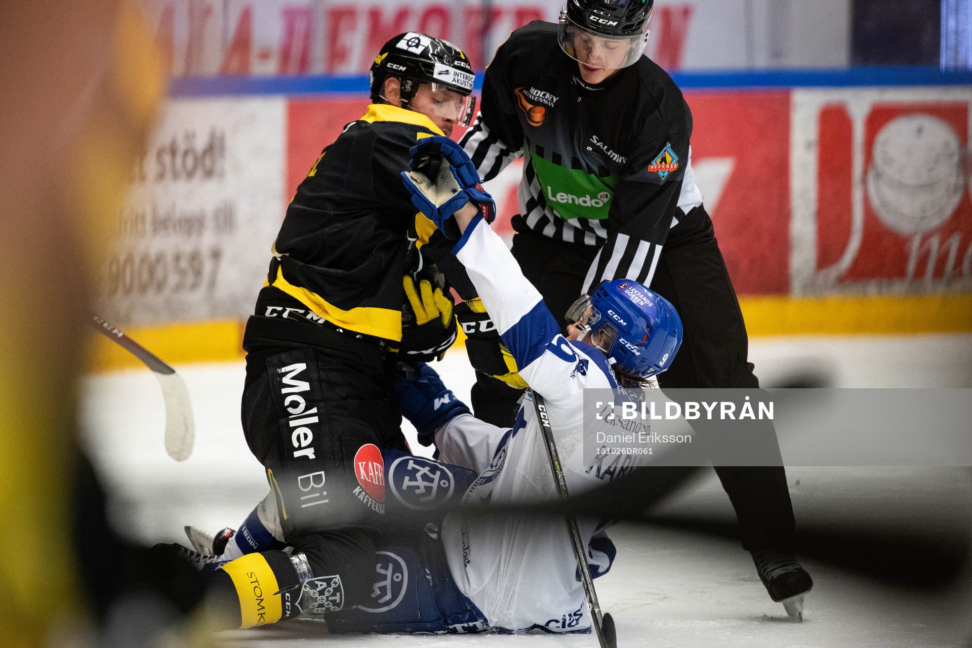 Västerås Morgan Hassel och Leksands Marcus Karlberg