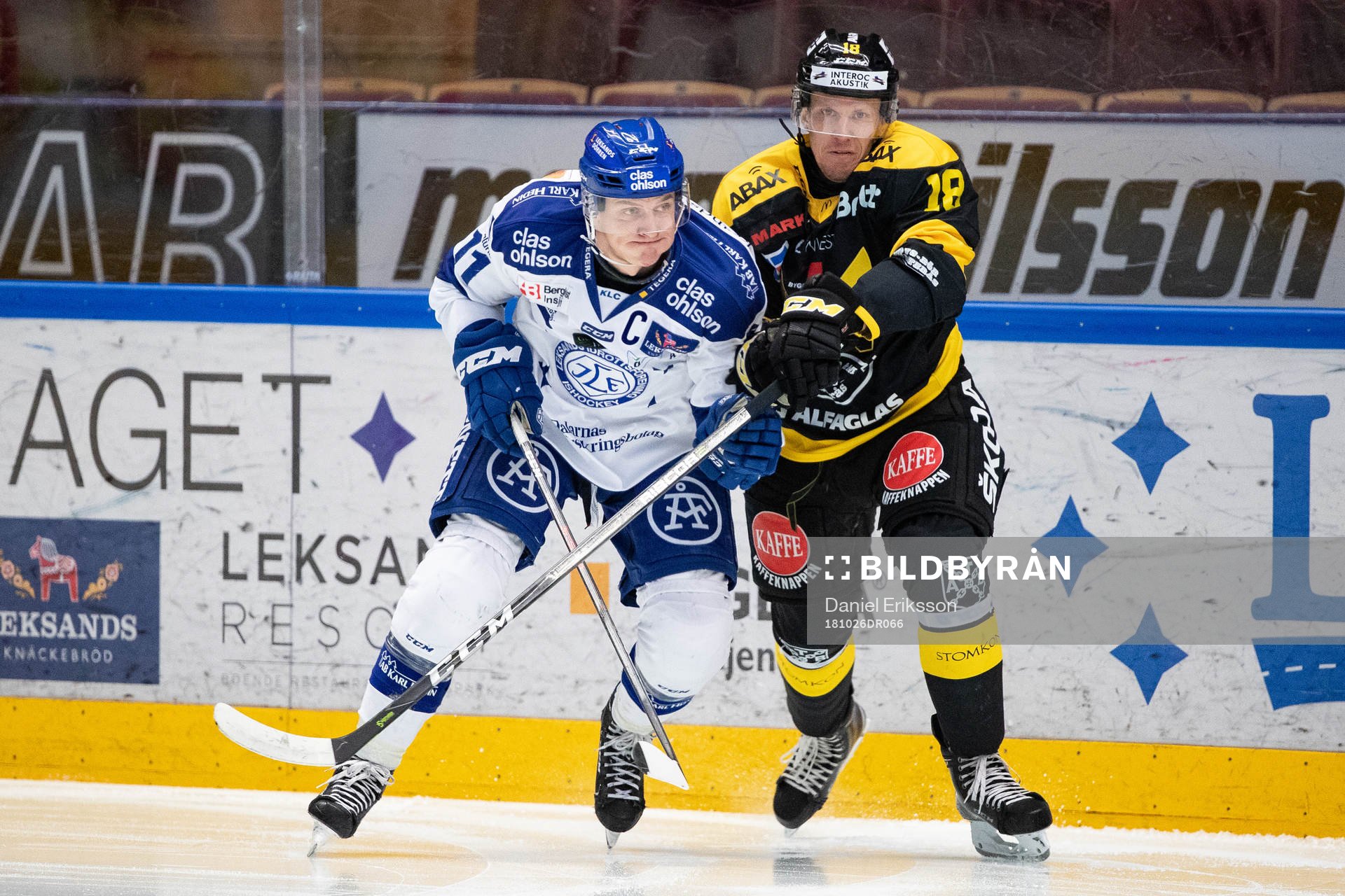 Leksands Martin Karlsson och Västerås Jonas Liwing