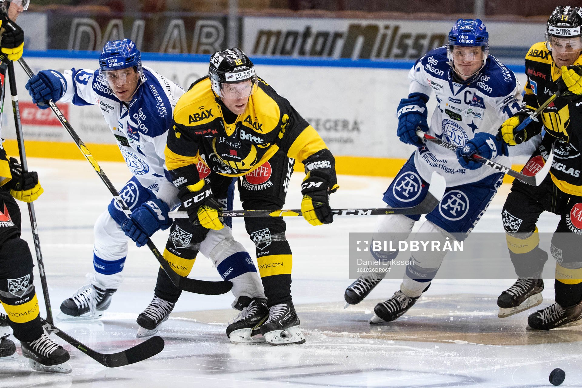 Leksands Jon Knuts och Västerås Fredrik Johansson och