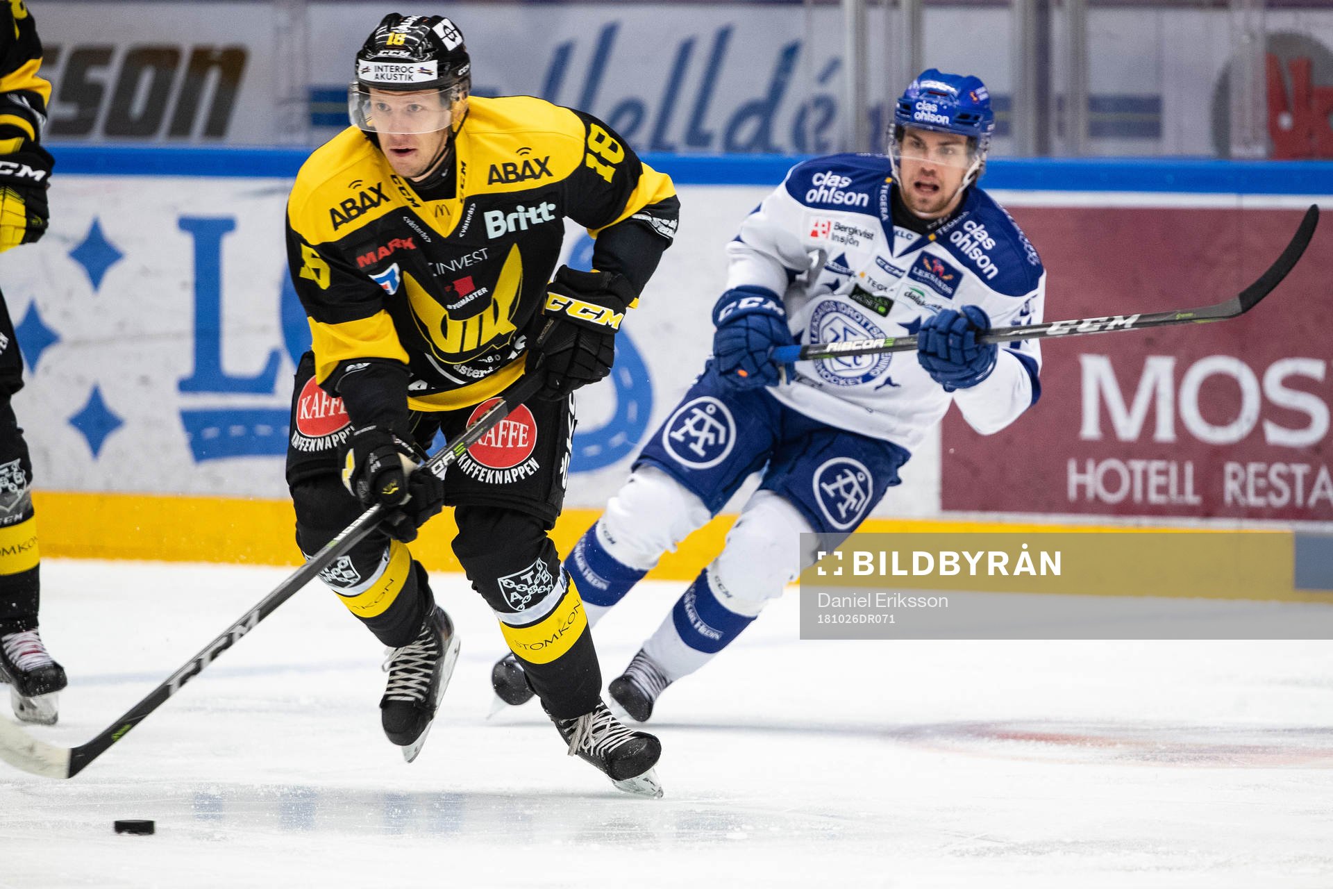 Västerås Jonas Liwing och Leksands Oskar Lang