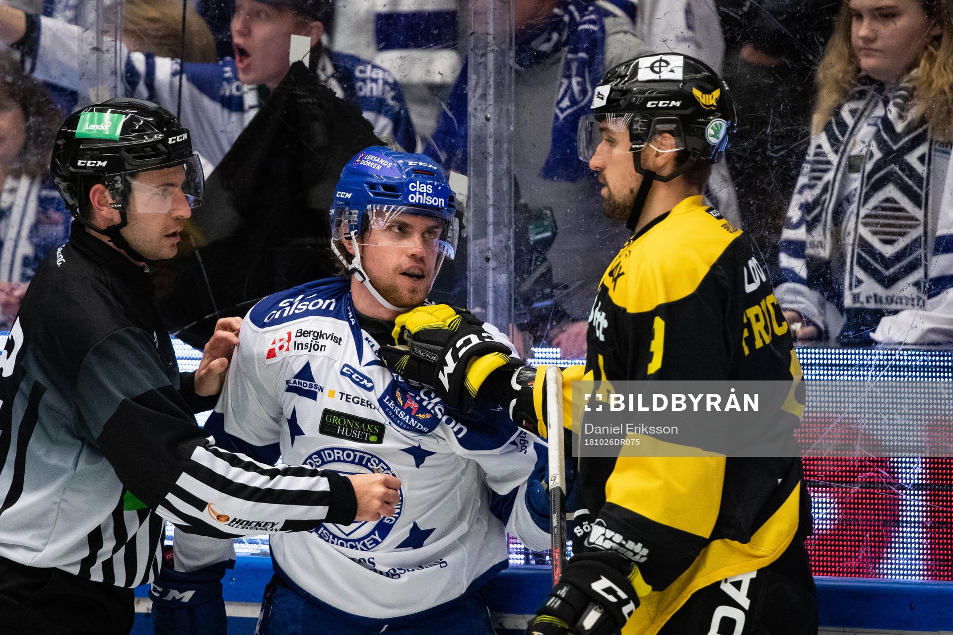 Leksands Oskar Lang och Västerås Mikael Frycklund