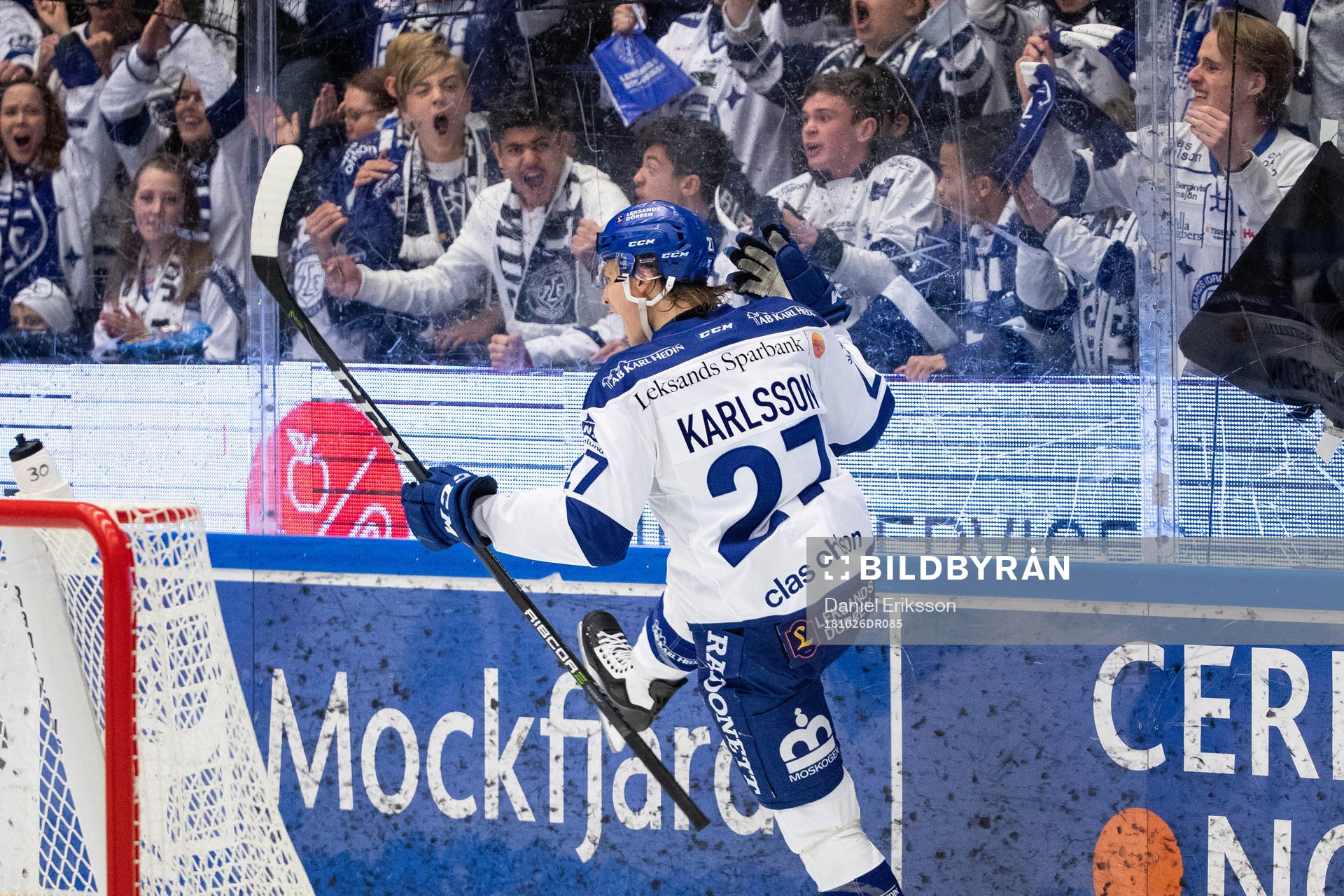 Leksands Anton Karlsson jublar