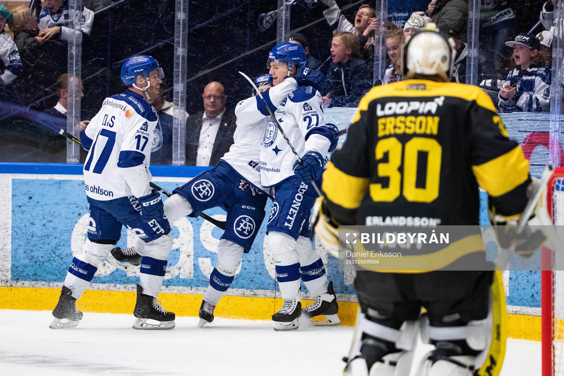 Leksands Anton Karlsson jublar