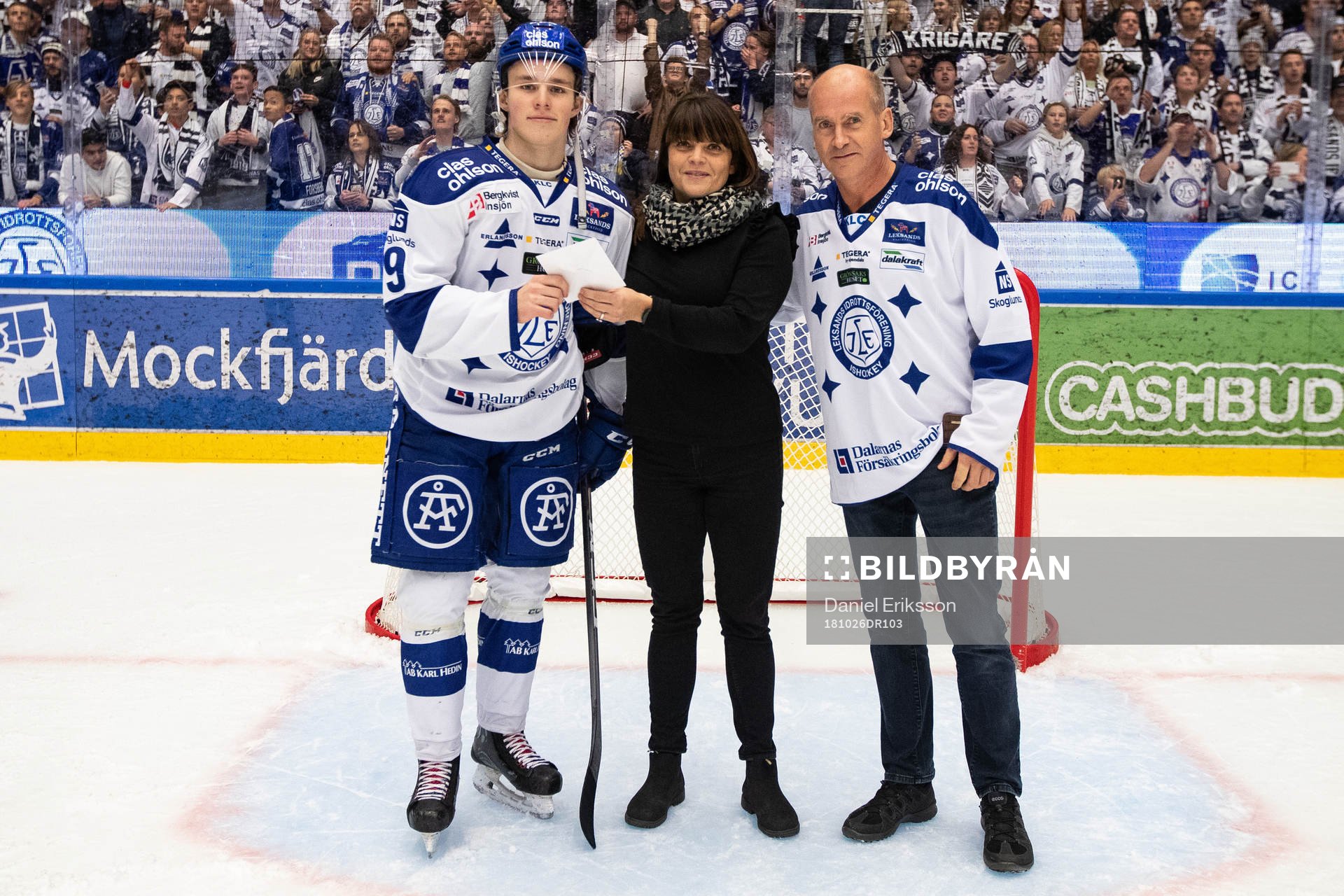 Leksands Marcus Karlberg  utsedd till matchens lirare
