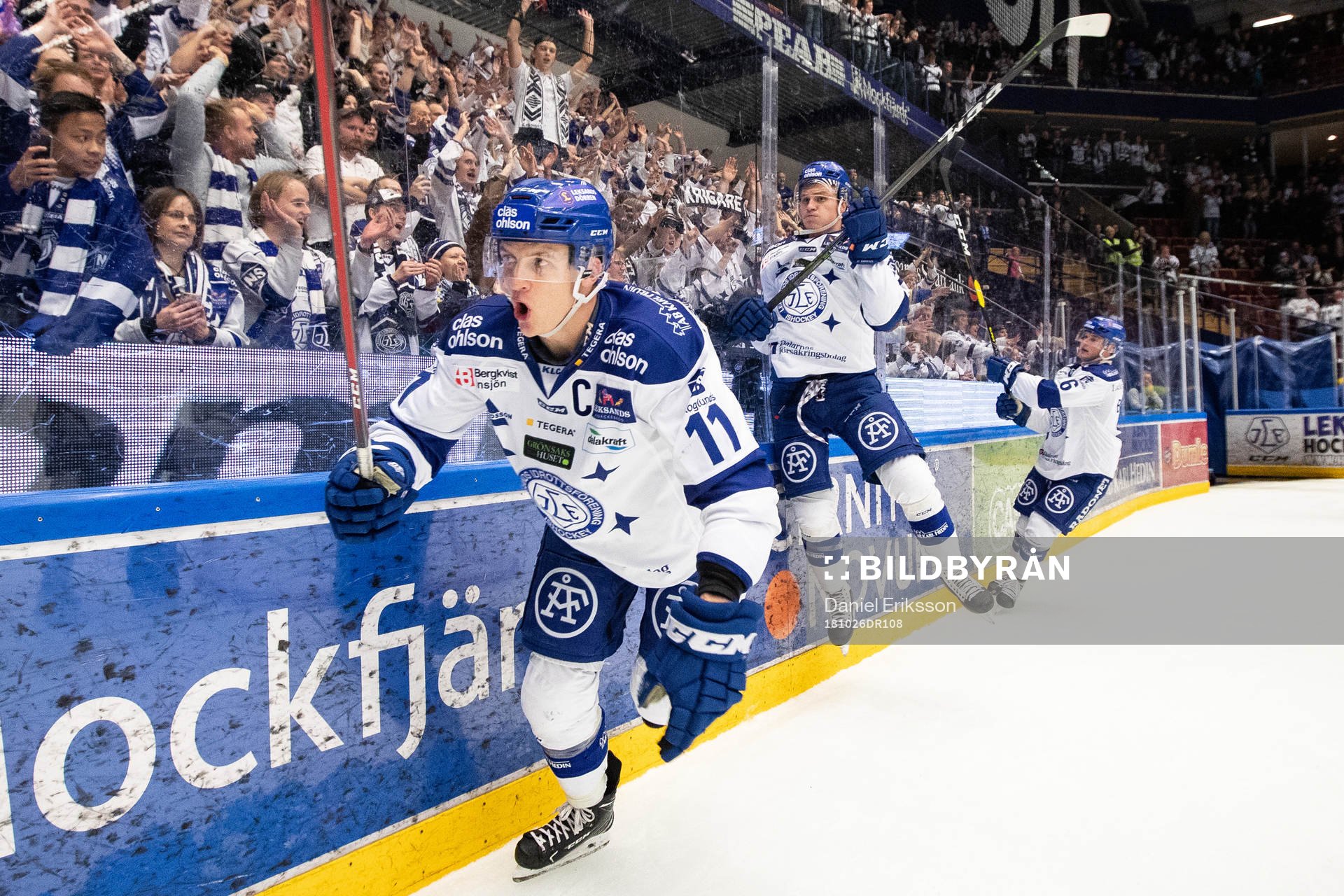 Leksands Martin Karlsson och Anton Karlsson och Axel