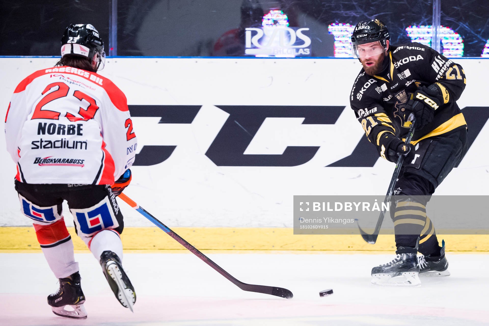 s Christian Sandberg och Karlskronas Daniel Norbe