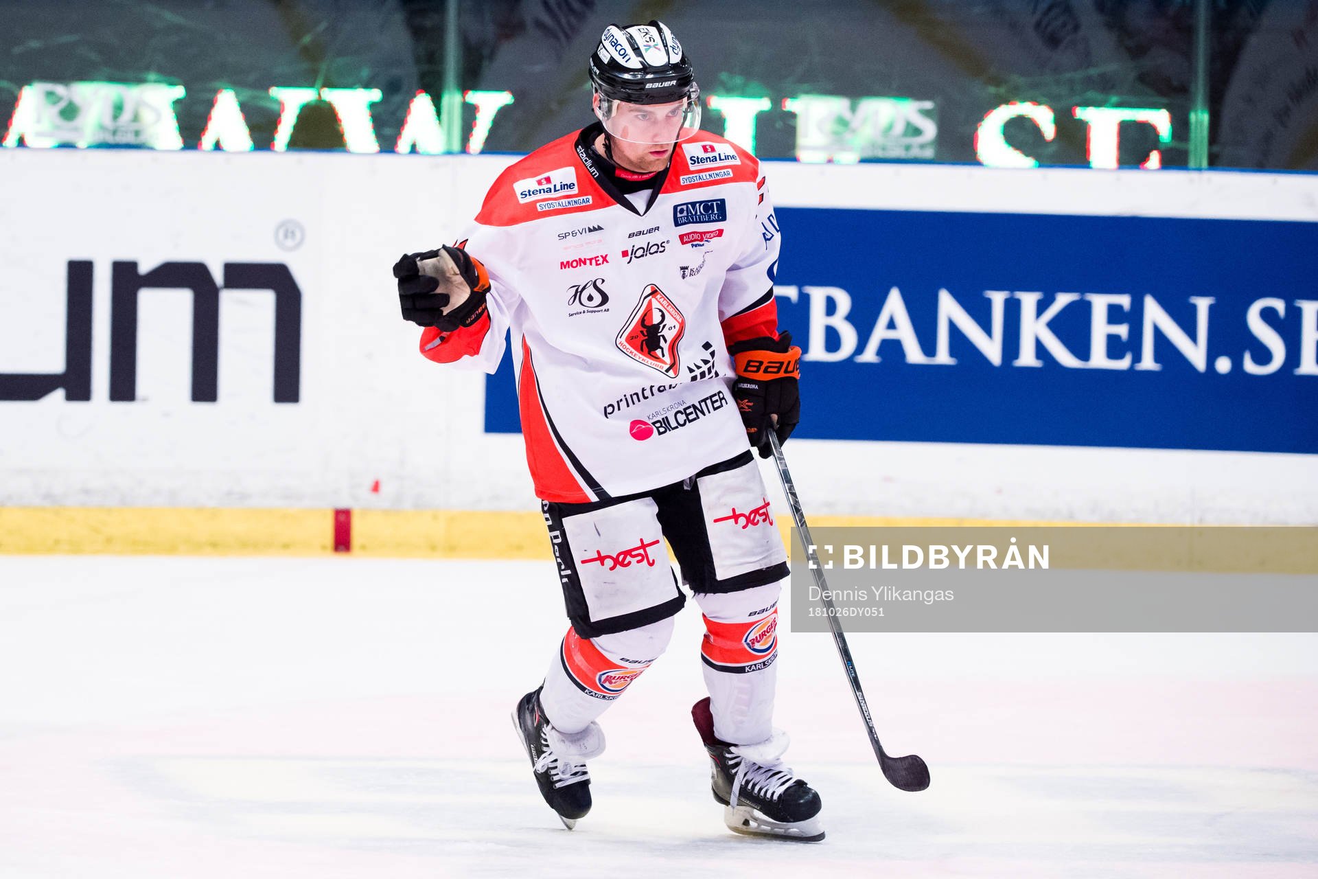 Karlskronas Justin Crandall jublar