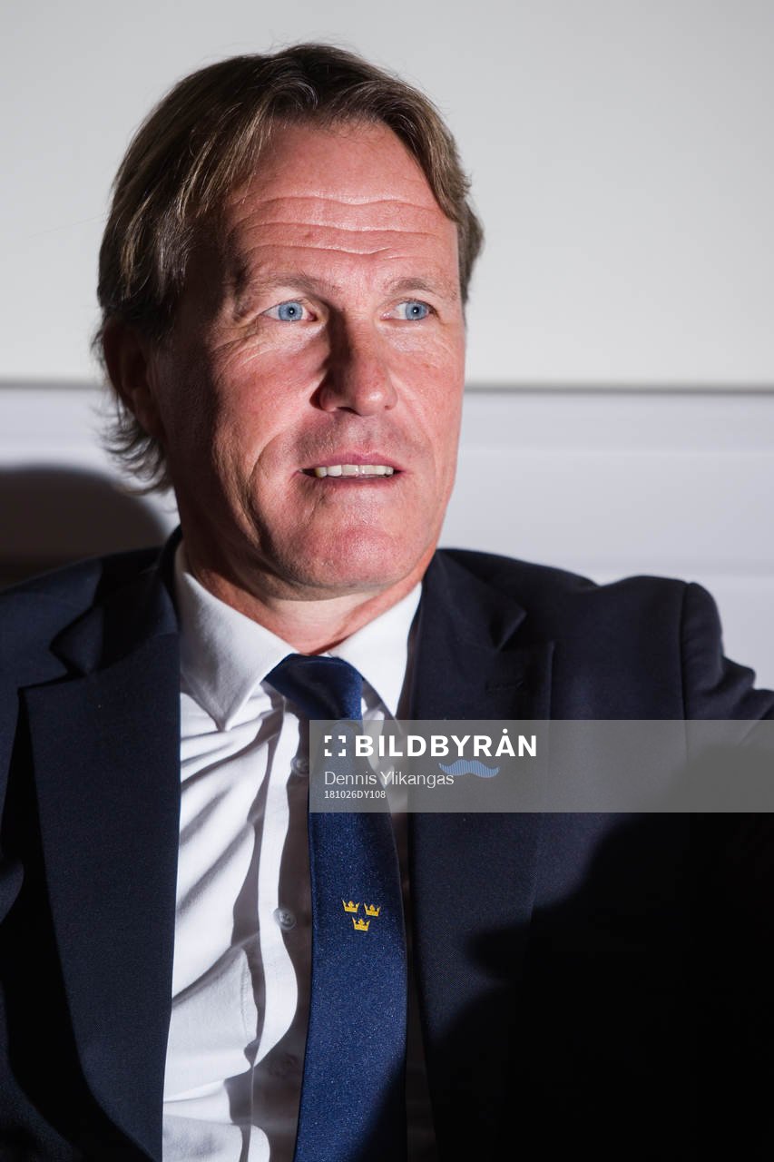 Tre Kronors assisterande förbundskapten Johan Garpenlöv i