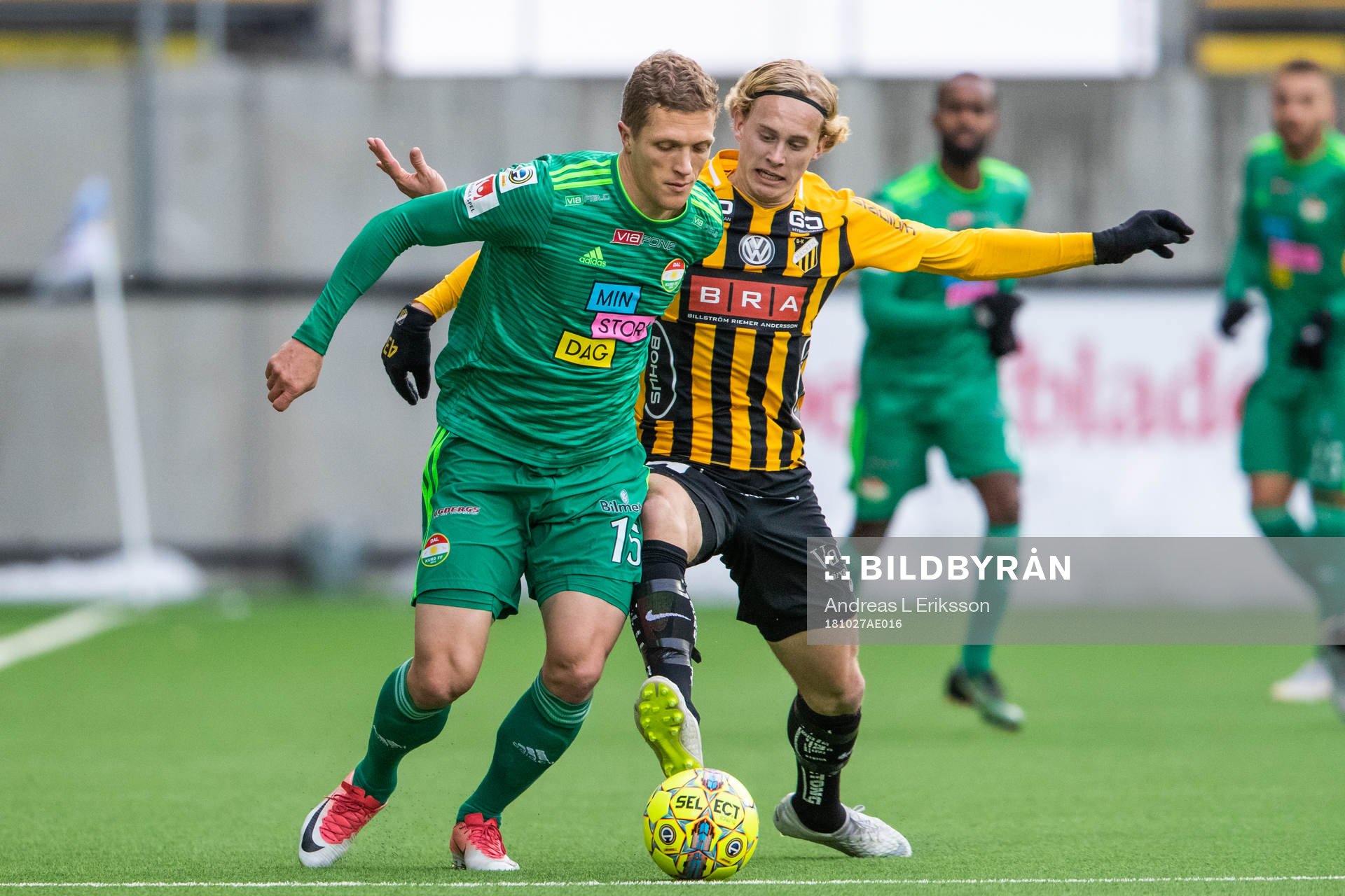Dalkurds Andrew Michael Stadler och Häckens Gustav Berggren