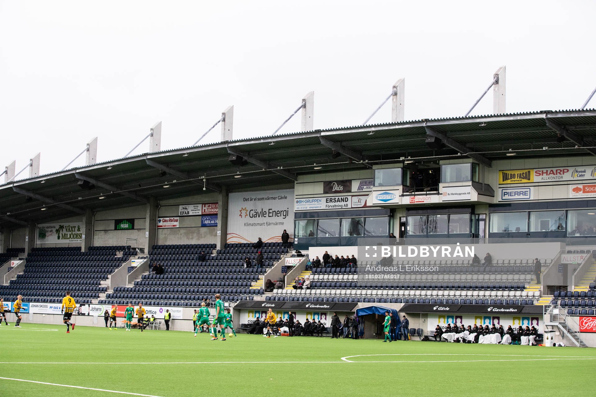 <Vy över arenan