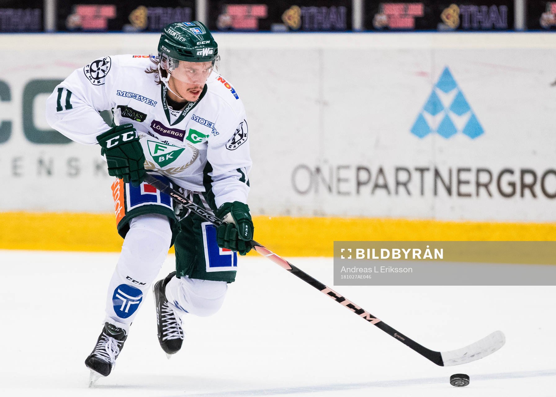 Färjestads Joakim Nygård med pucken