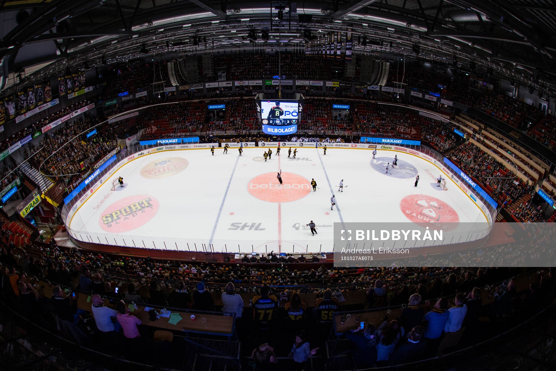 Interiör av Gavlerinken Arena