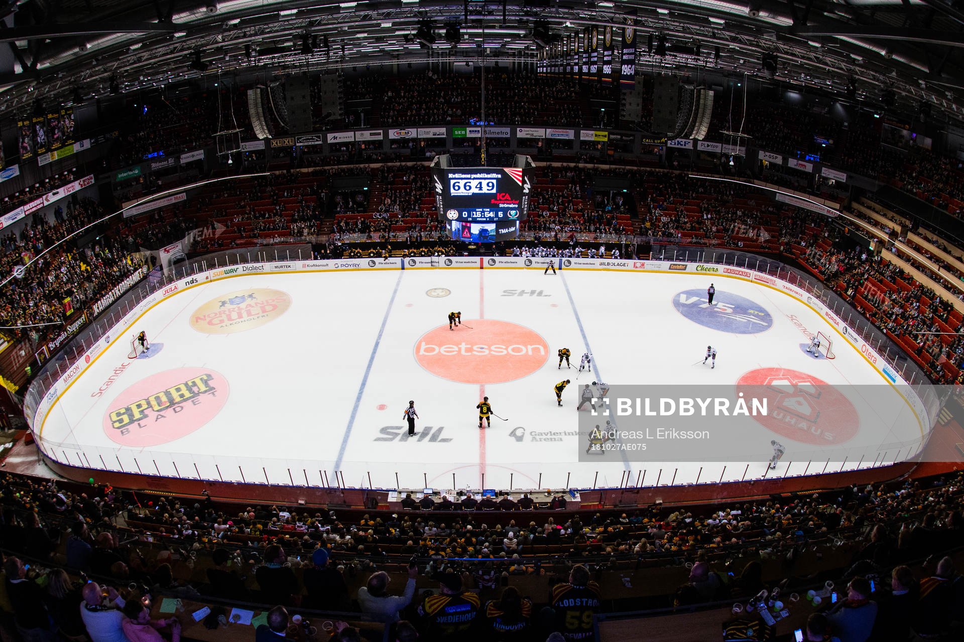 Interiör av Gavlerinken Arena