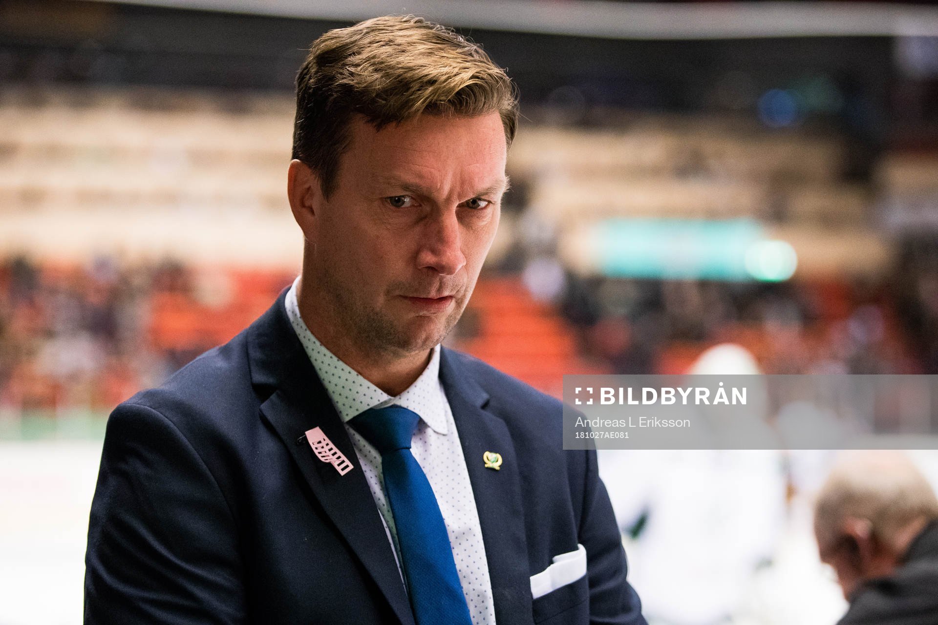 Färjestads tränare Johan Pennerborn