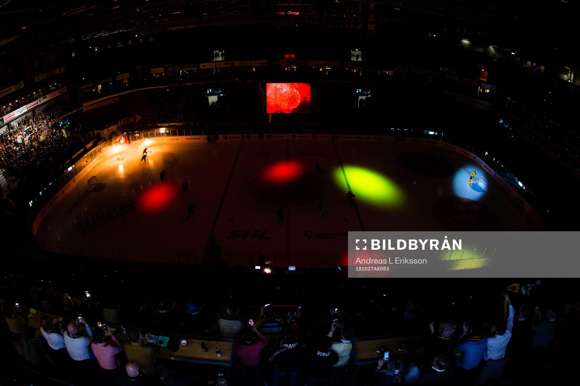 Brynäs spelare gör entré i Gavlerinken Arena