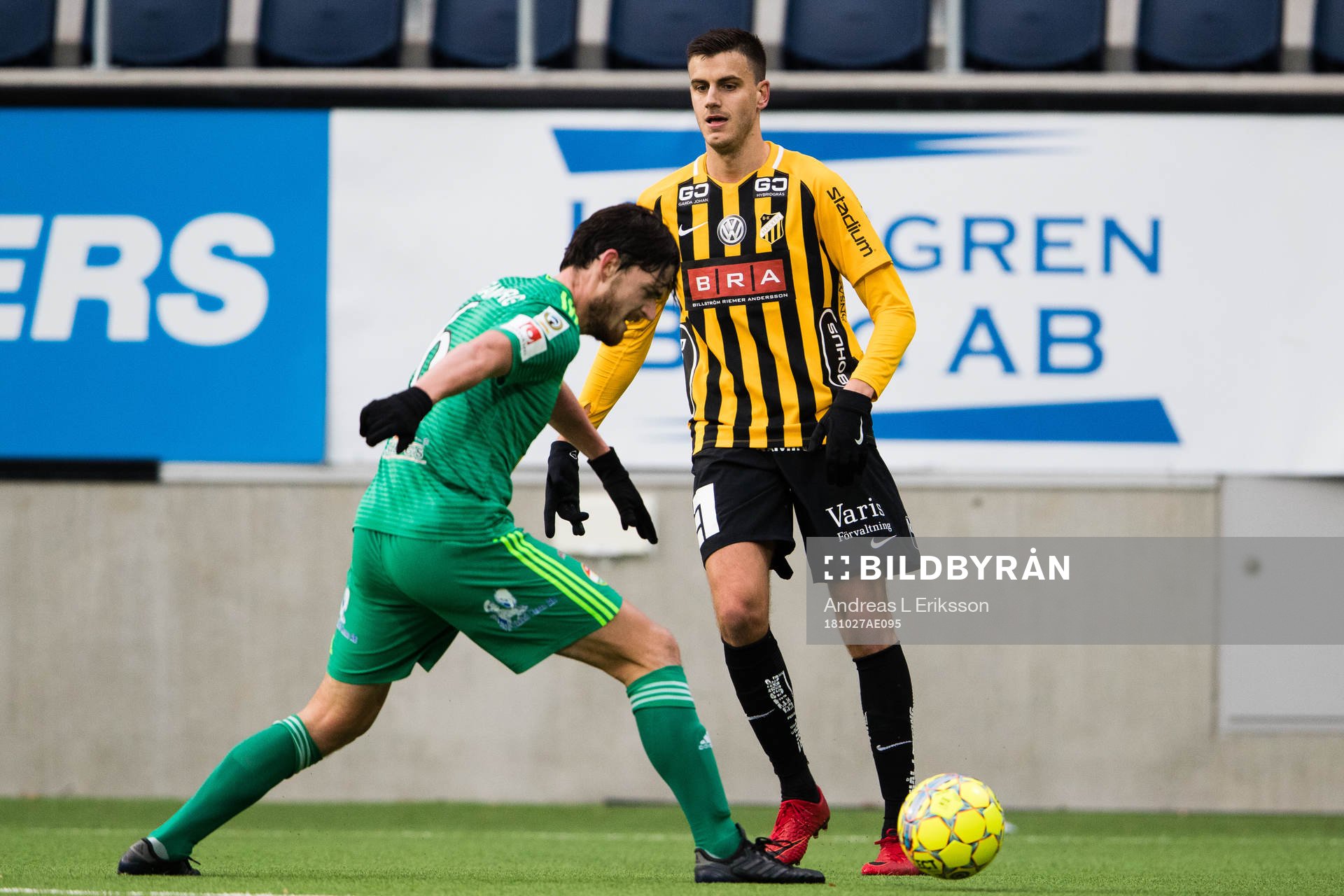 Dalkurds Robin Tranberg och Häckens Alexander Jeremejeff