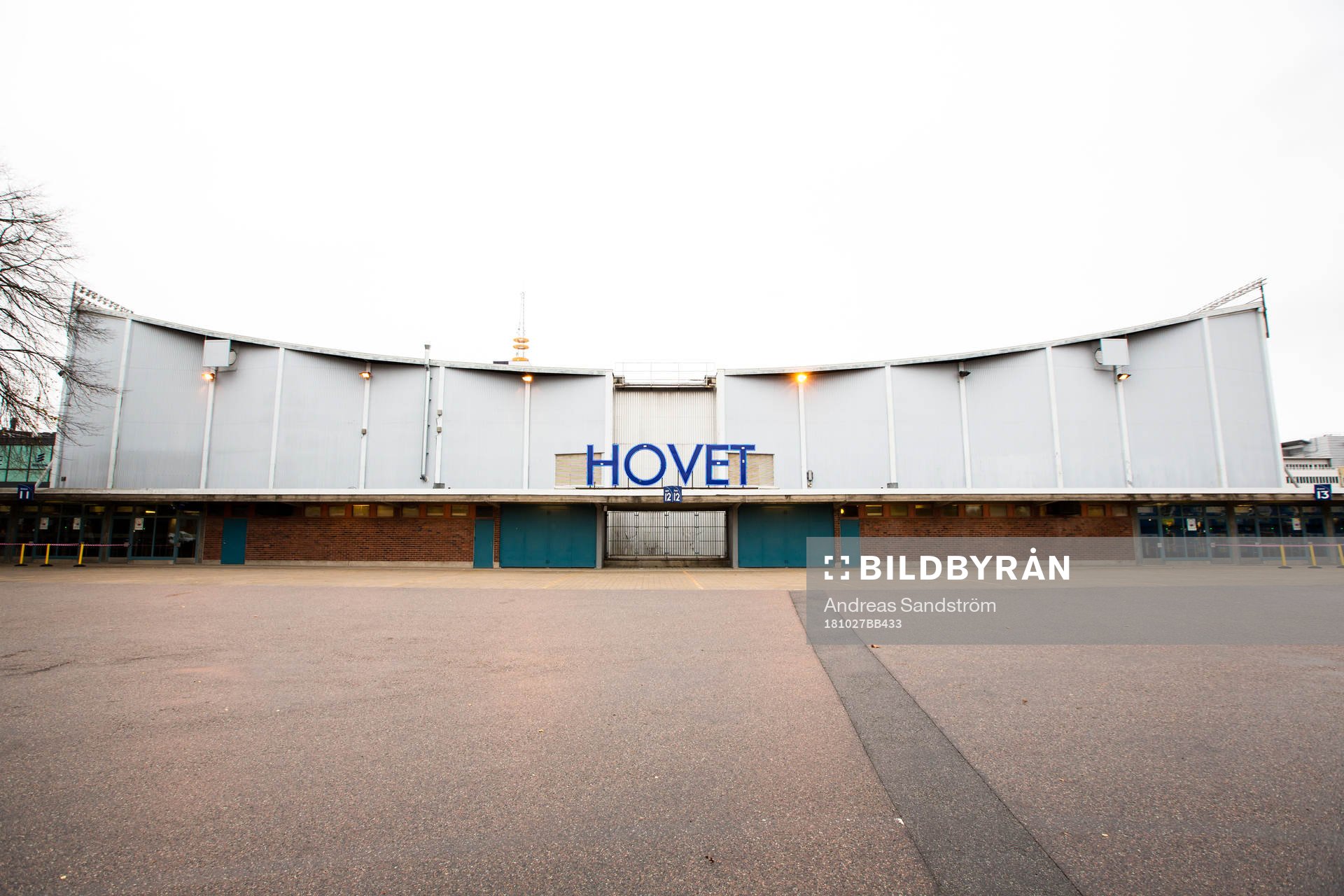 Generell vy över Hovets Isstadion