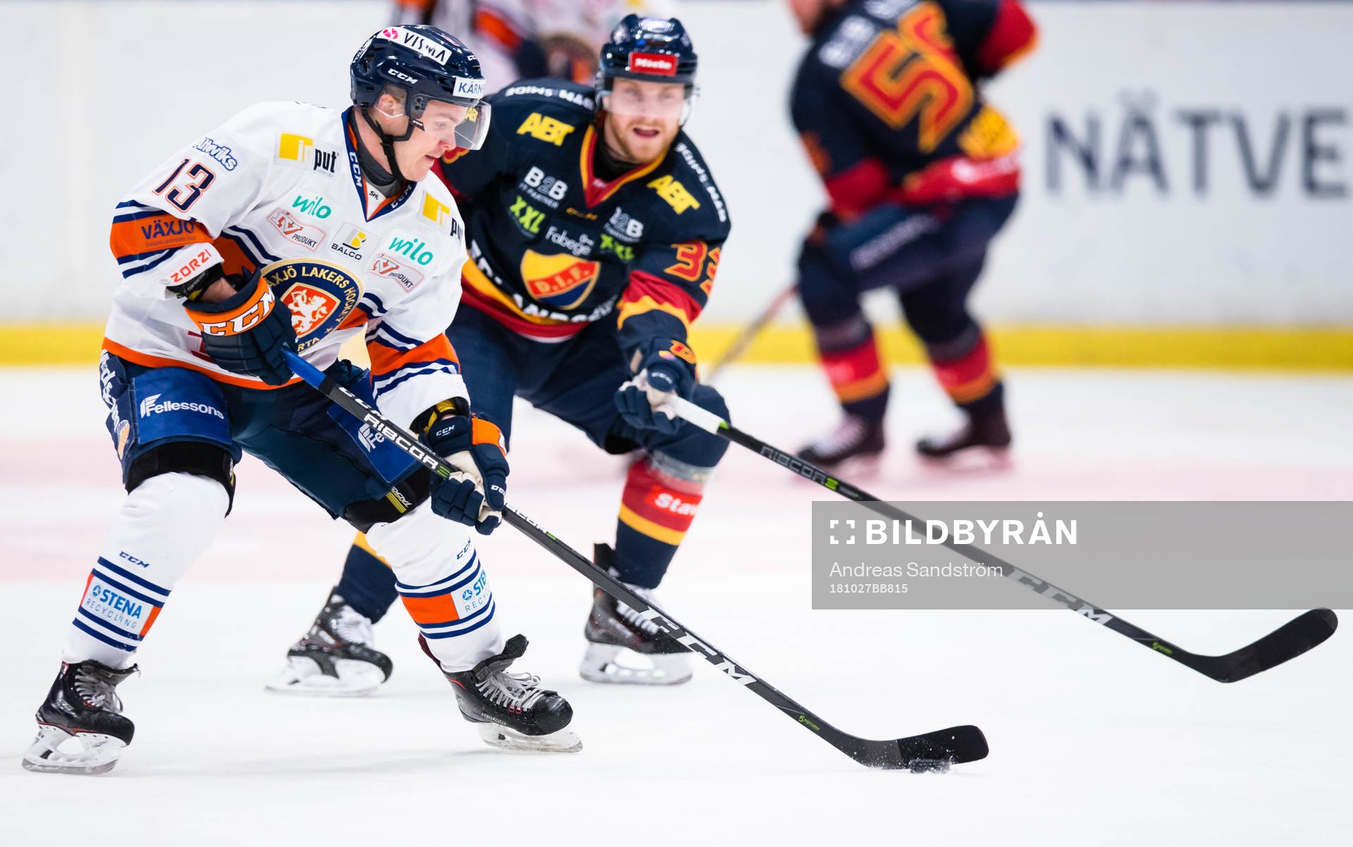Växjös Julius Junttila och Djurgårdens Linus Hultström