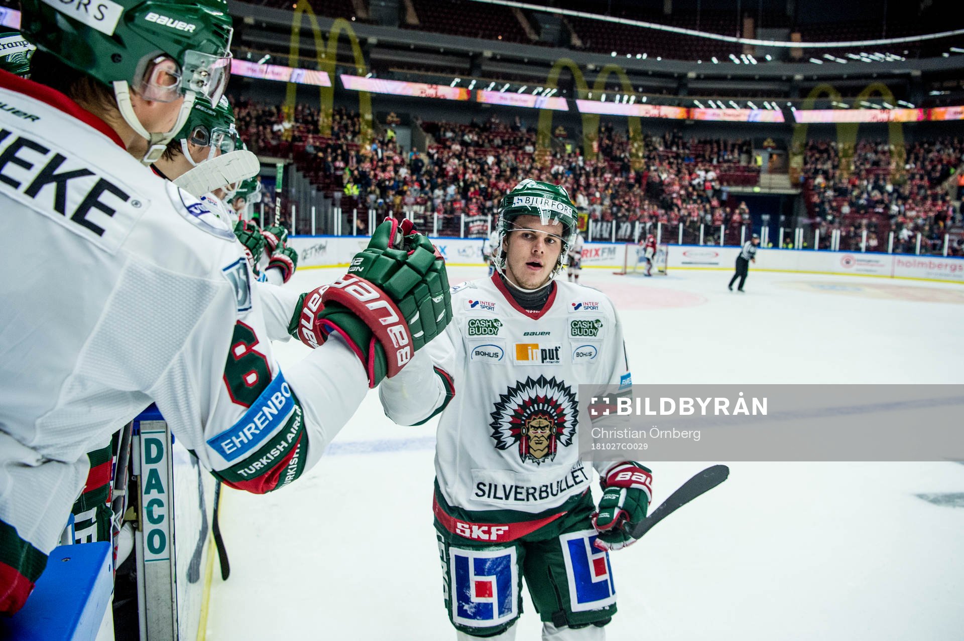 Frölundas Samuel Fagemo jublar