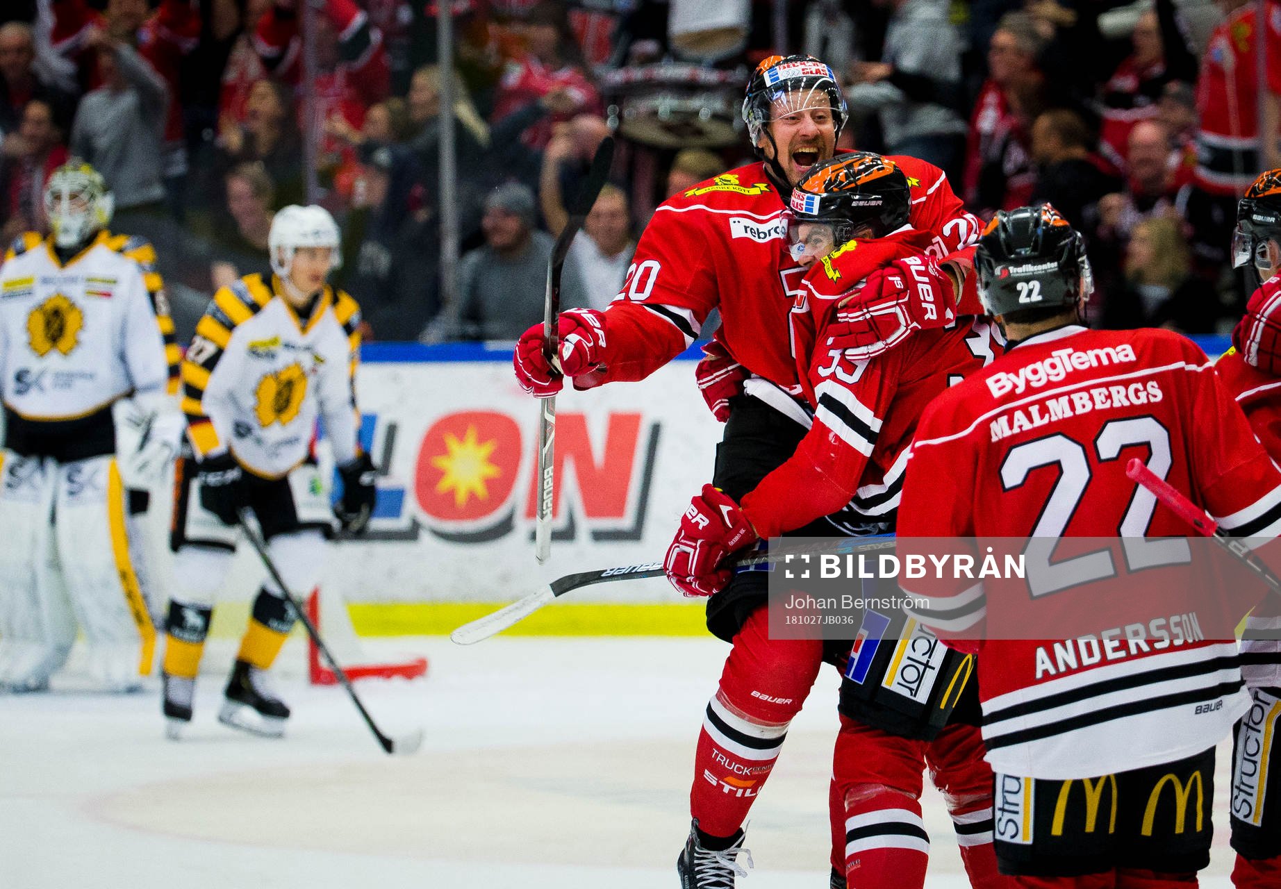 Örebros Jordan Boucher gör 4-3 och jublar