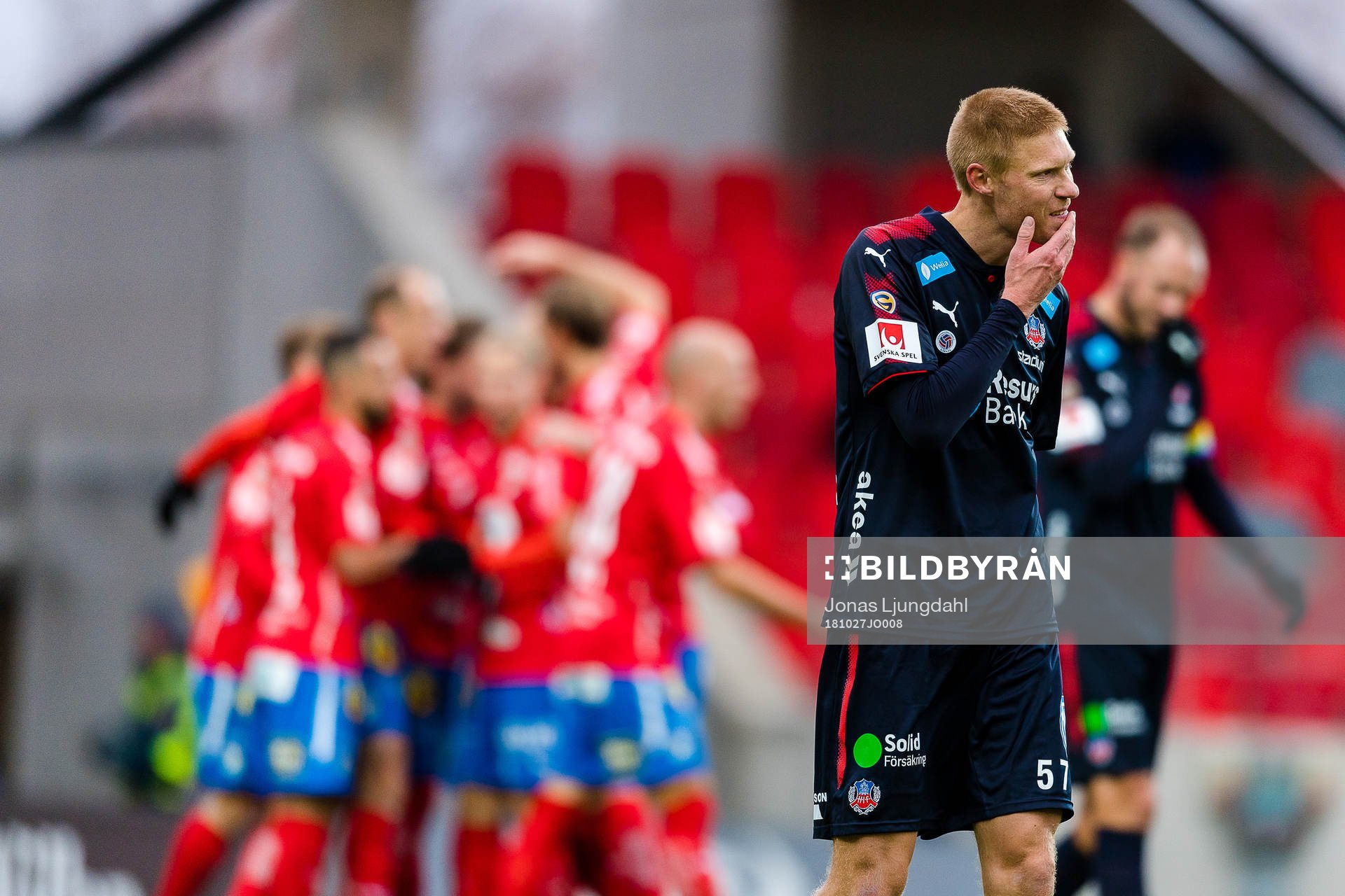 Helsingborgs Markus Holgersson deppar