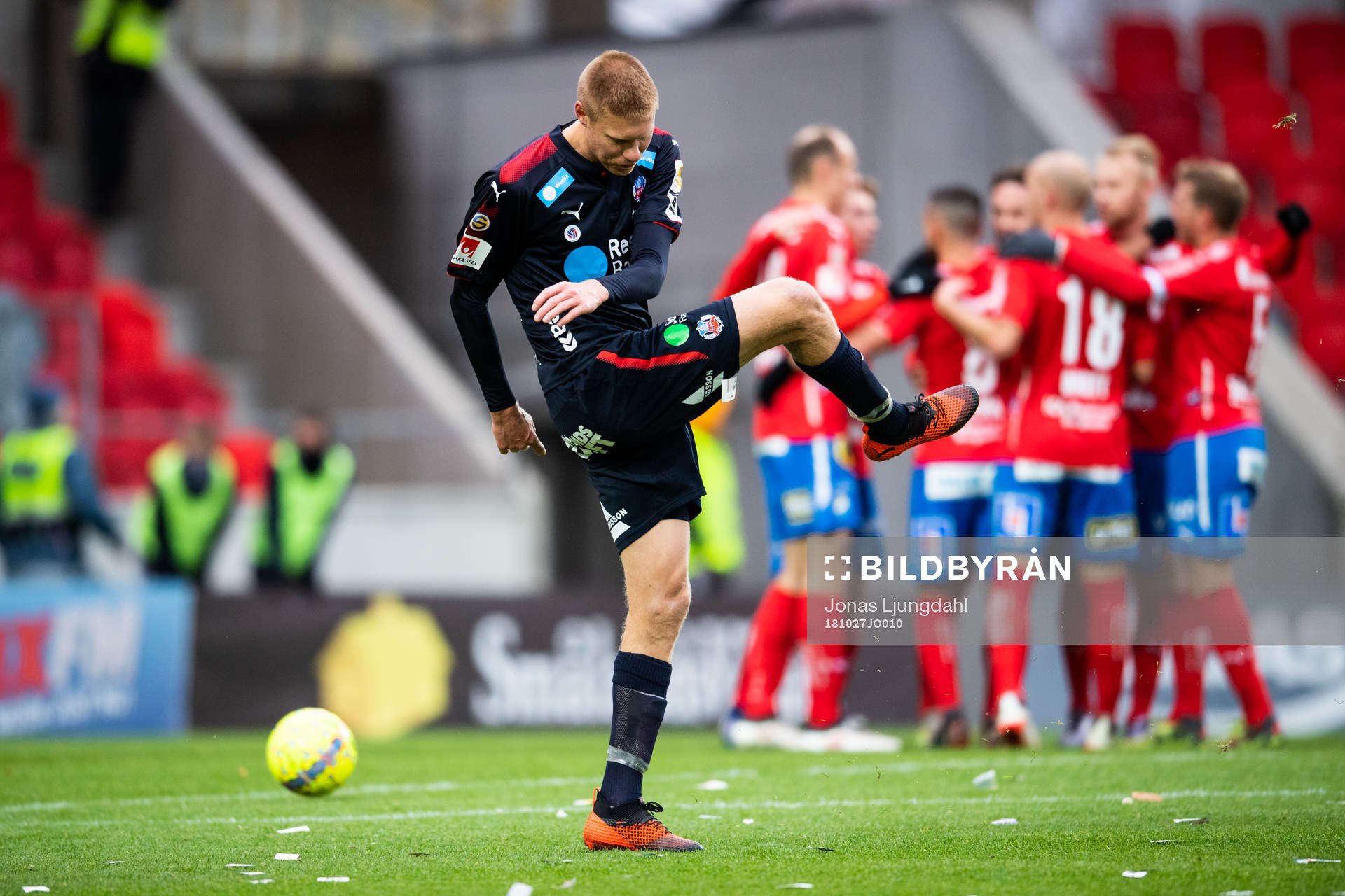 Helsingborgs Markus Holgersson deppar