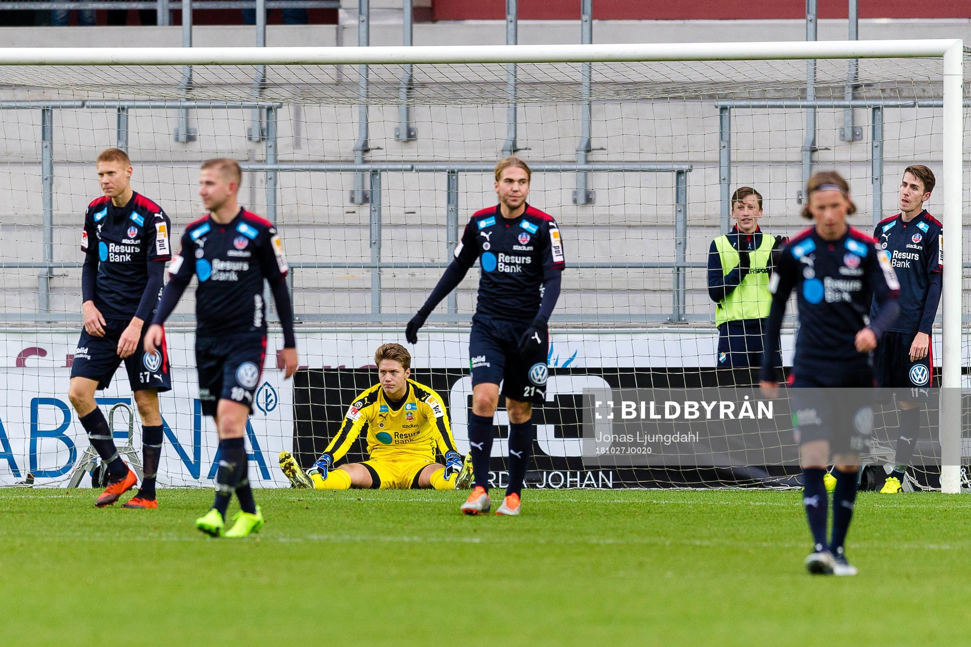 Helsingborgs Kalle Joelsson deppar