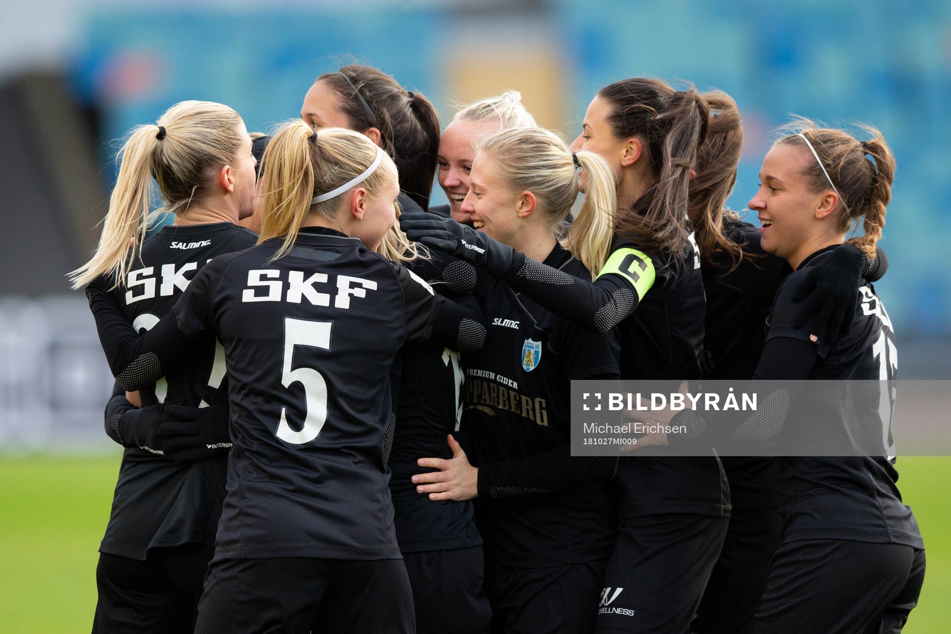 Göteborgs spelare jublar