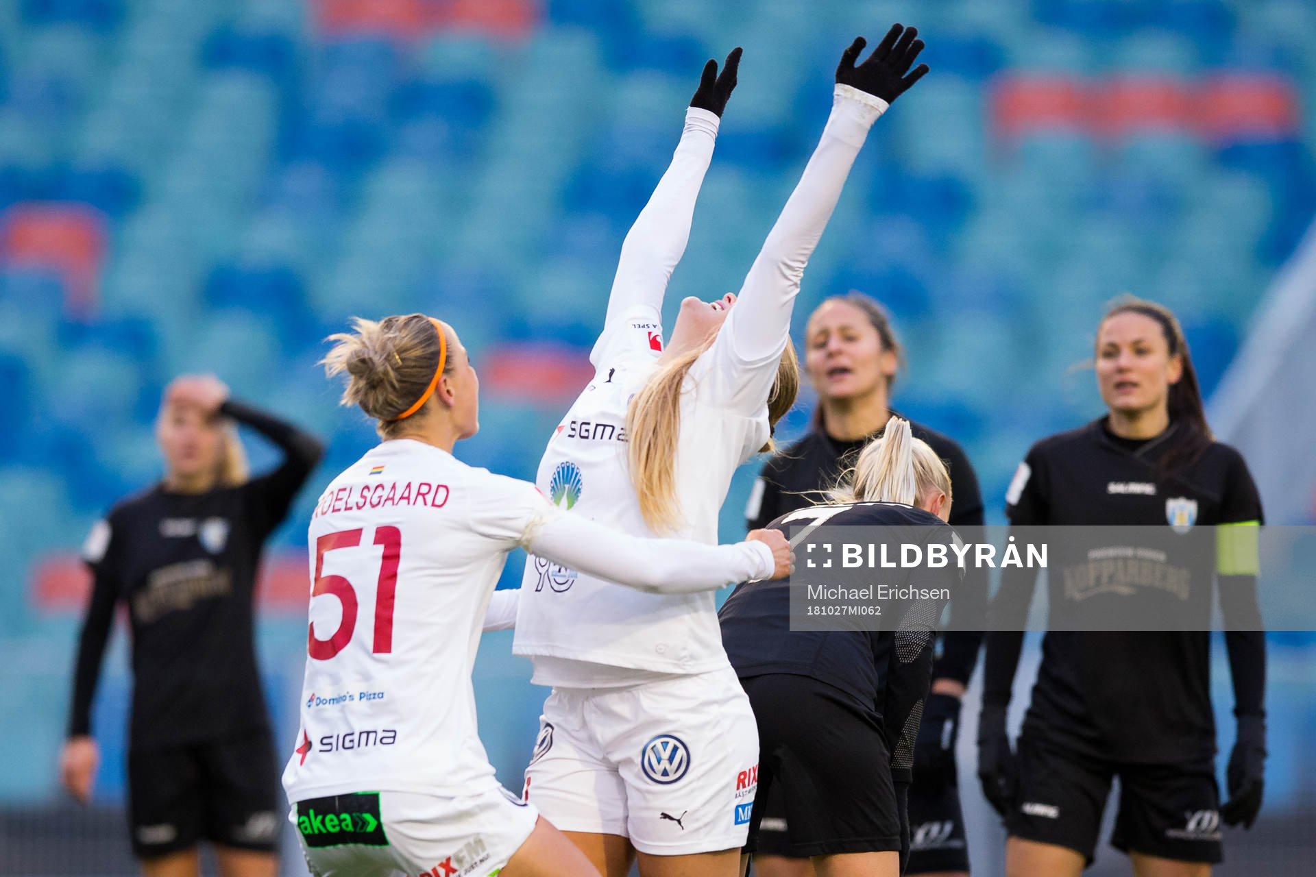 Rosengårds Lisa-Marie Utland jublar