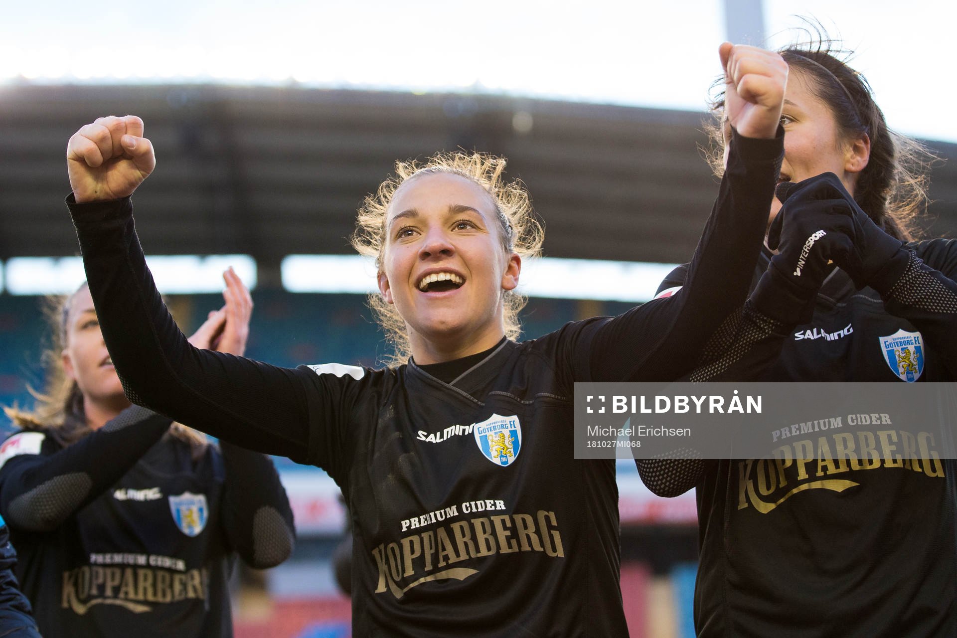 Göteborgs Julia Zigiotti Olme jublar