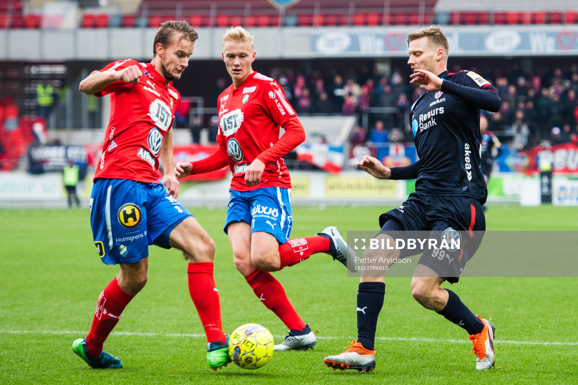 Östers Månz Karlsson och Helsingborgs Andri Runar