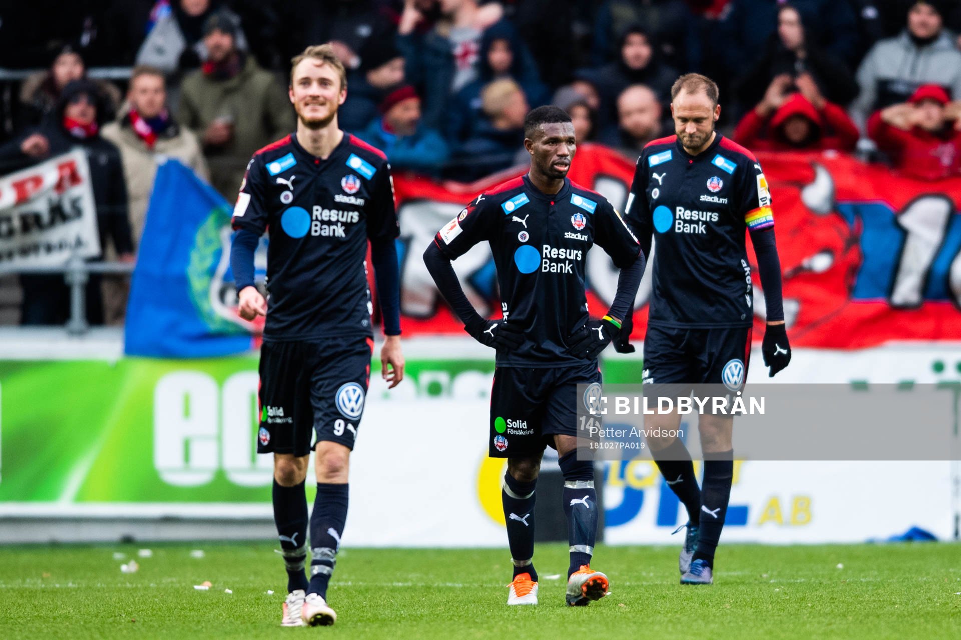 Helsingborgs Rasmus Jönsson, Mohammed Abubakari och