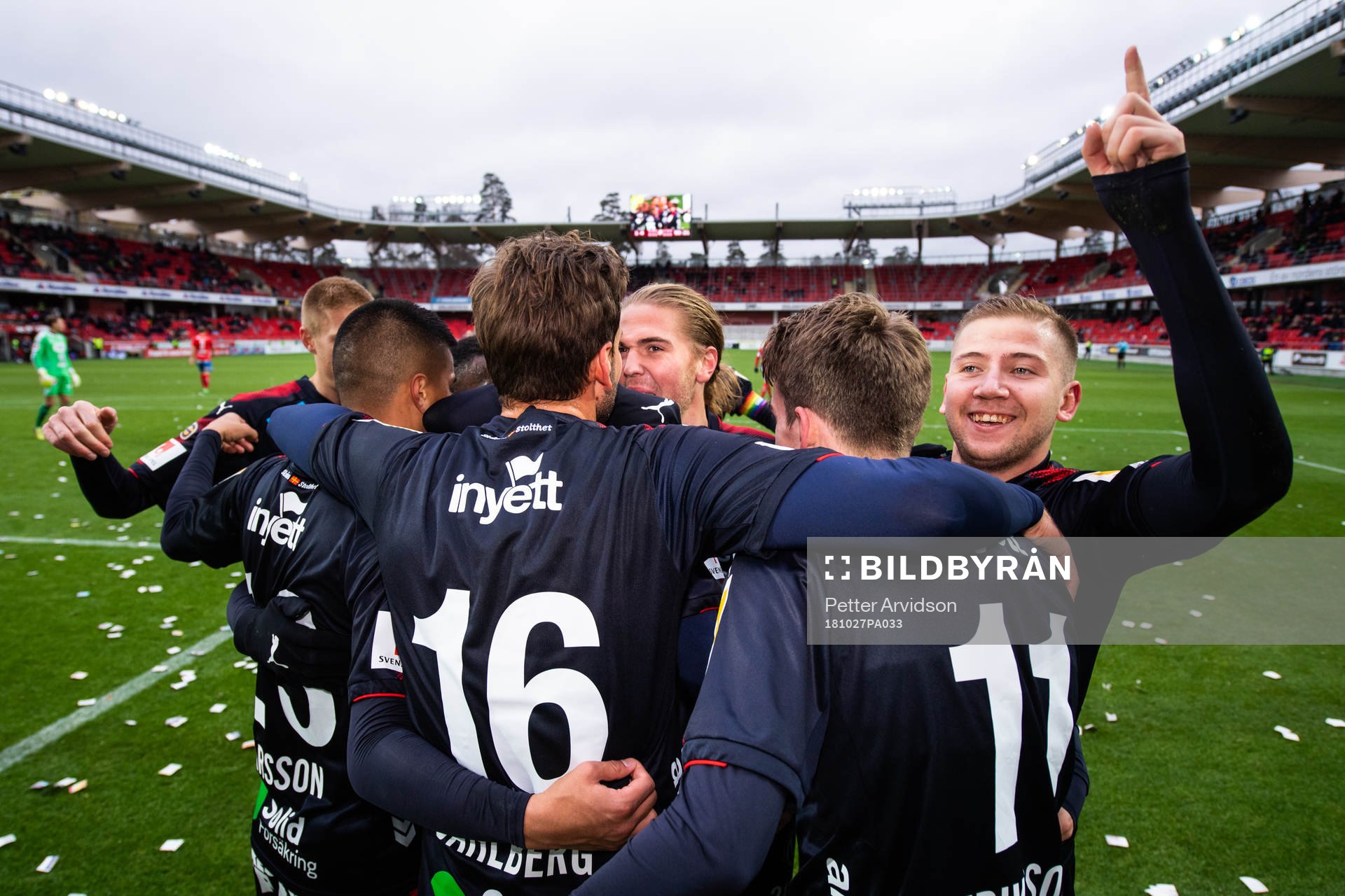 Helsingborgs Rasmus Jönsson jublar