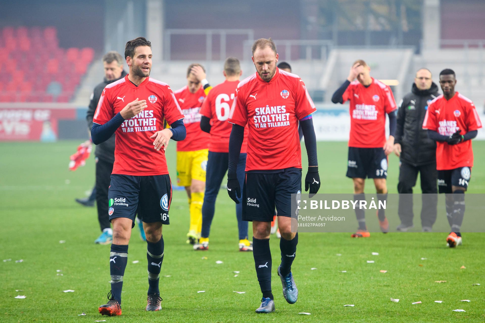 Helsingborgs Mikael Dahlberg och Andreas Granqvist