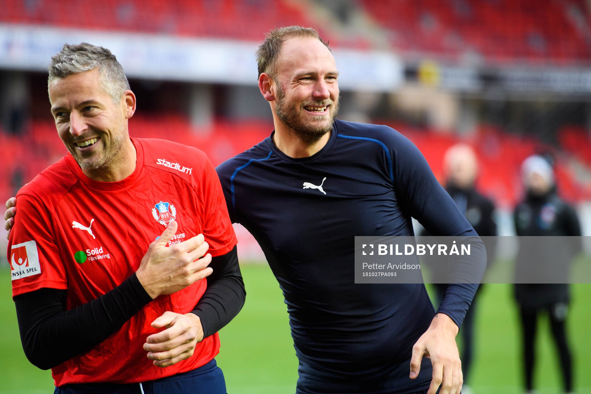 Helsingborgs målvakt Daniel Andersson och Andreas