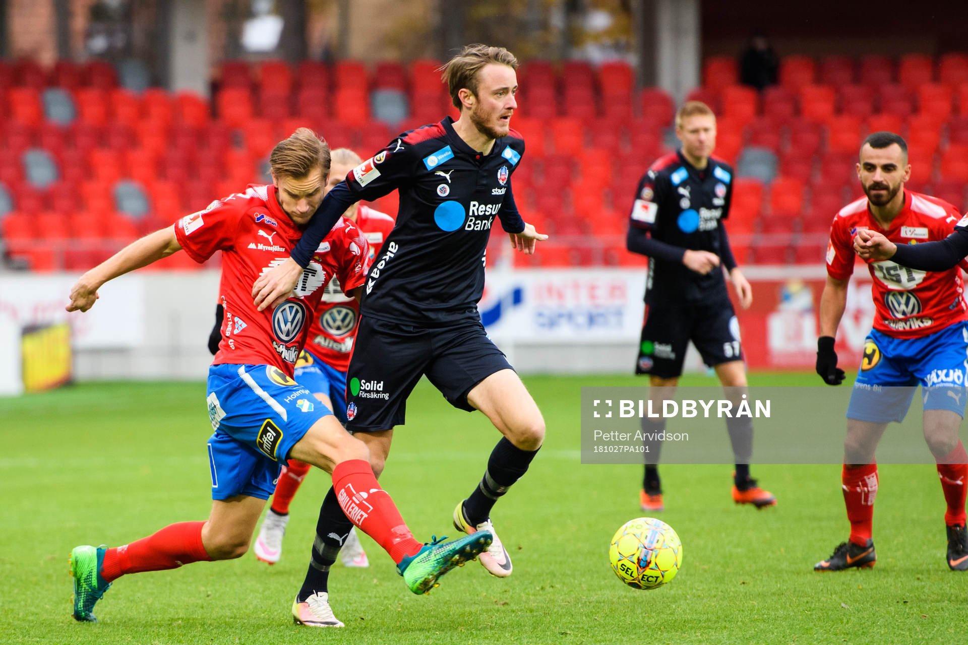 Östers Månz Karlsson och Helsingborgs Rasmus Jönsson