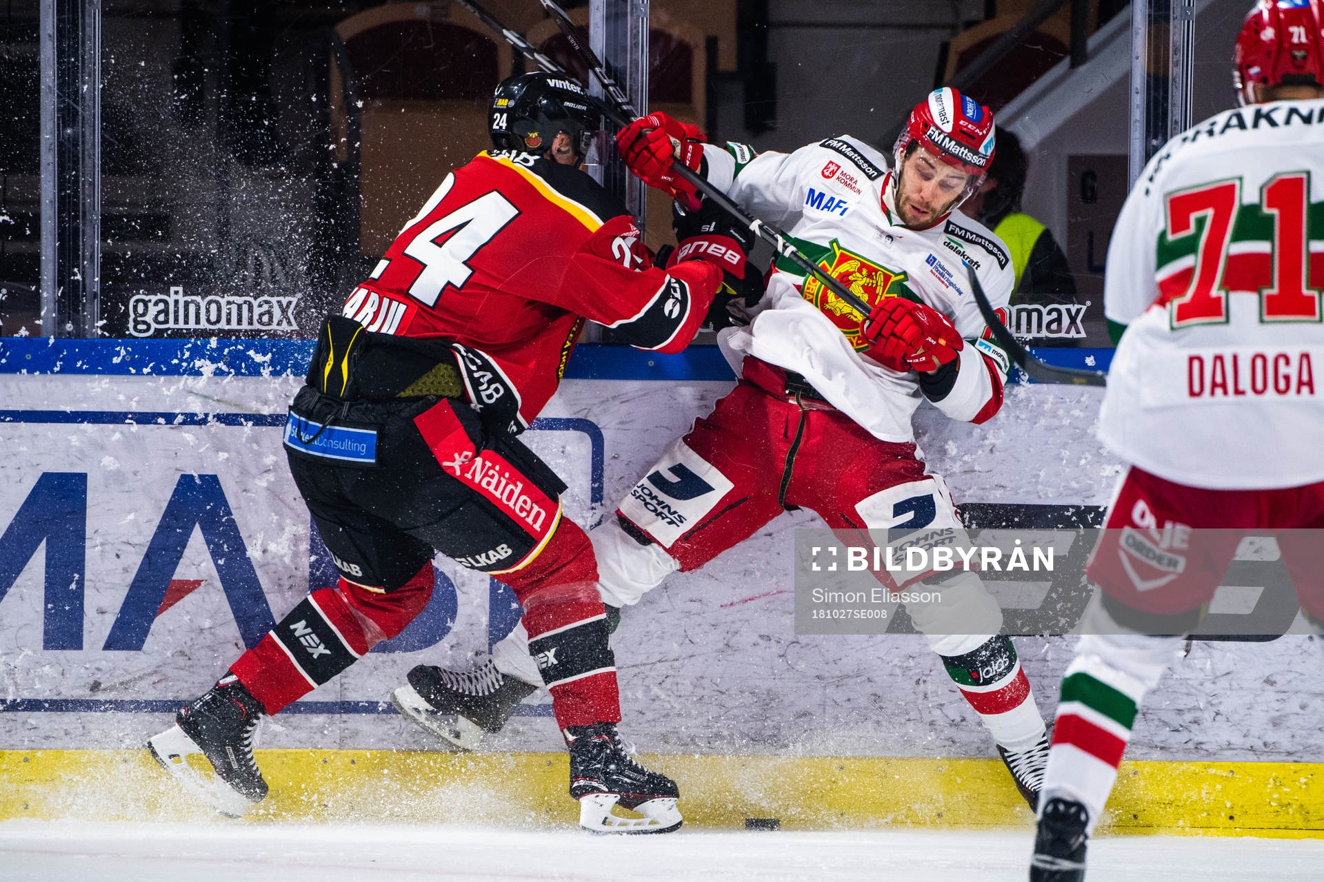 Luleås Johan Harju och Moras Ryan Johnston