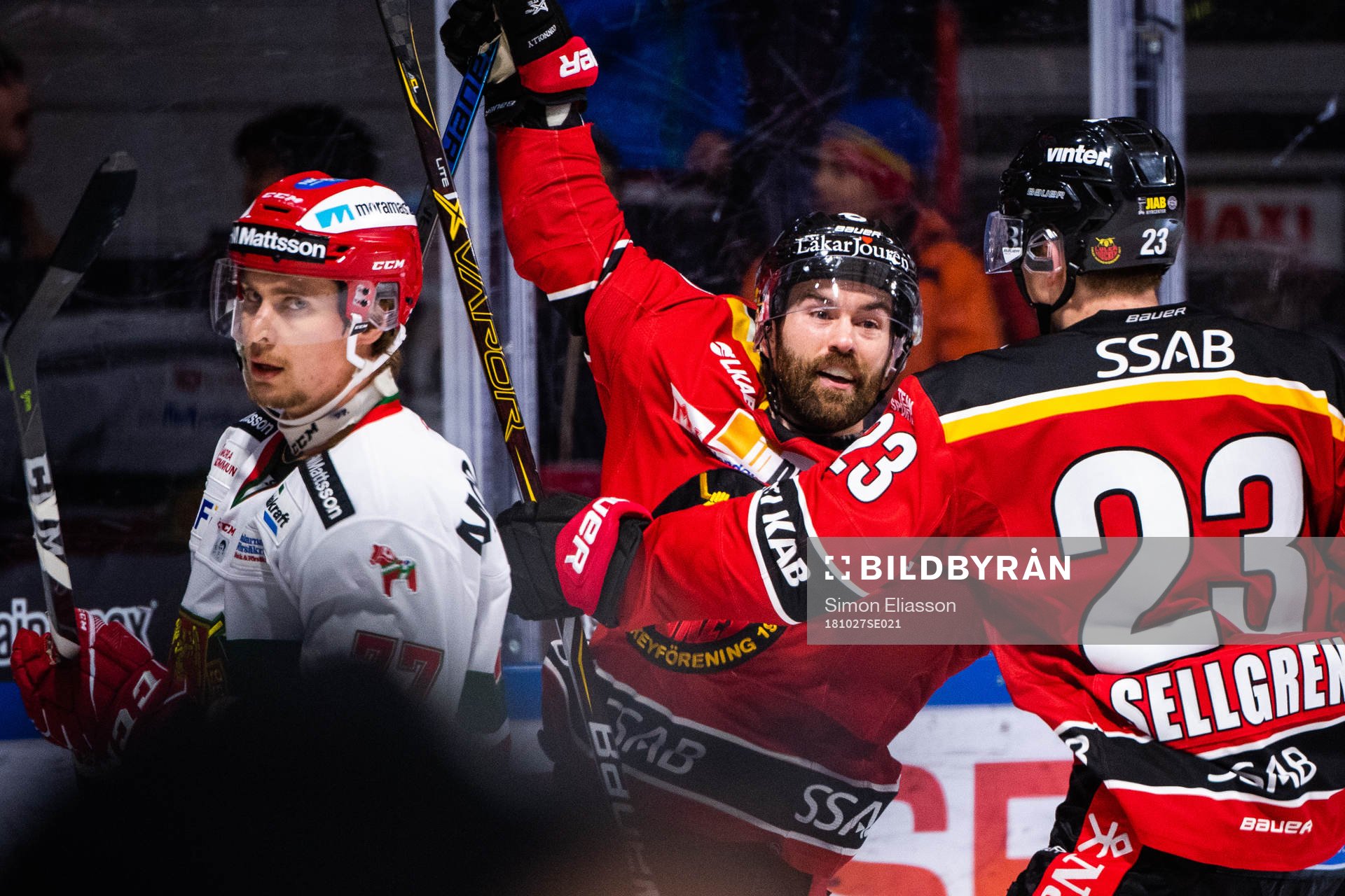 Luleås Jack Connolly jublar