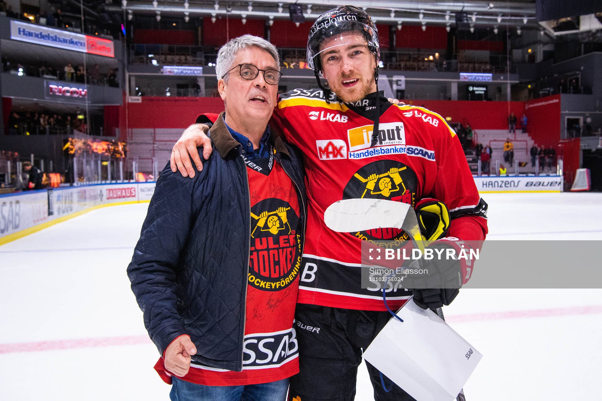 Luleås Johan Forsberg får pris som matchens lirare av