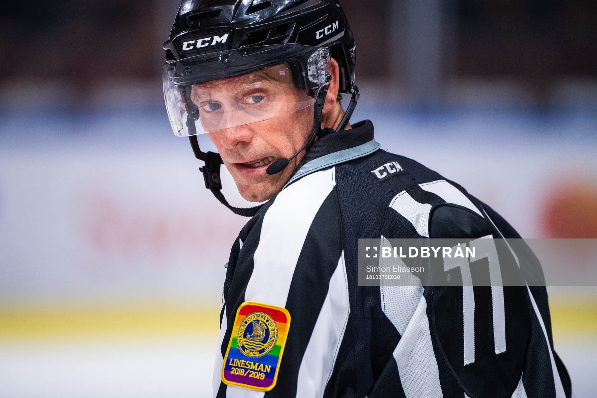 Linjedomare Jan Sandström