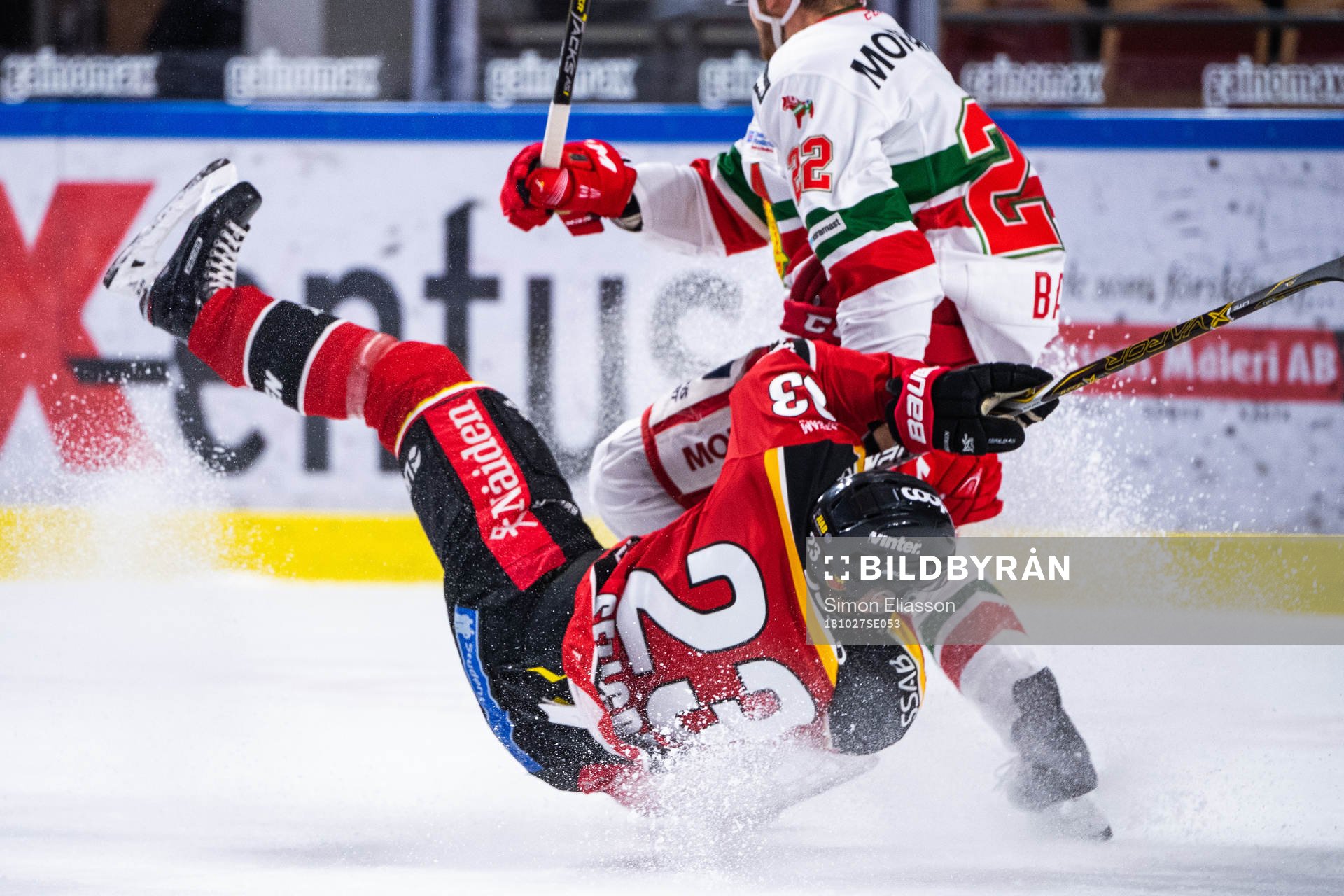Luleås Jesper Sellgren och Moras Matt Bailey