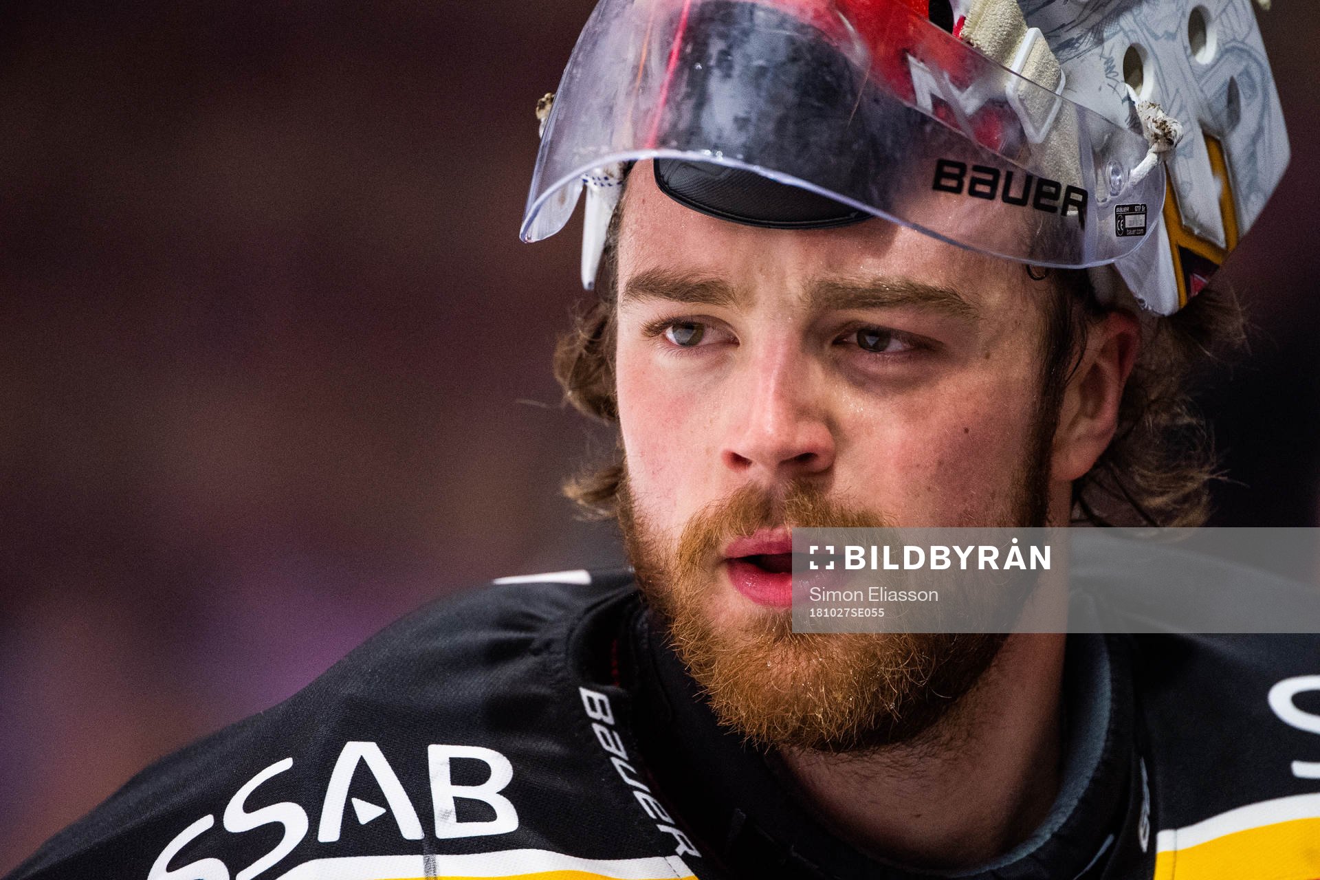 Luleås målvakt Niklas Rubin