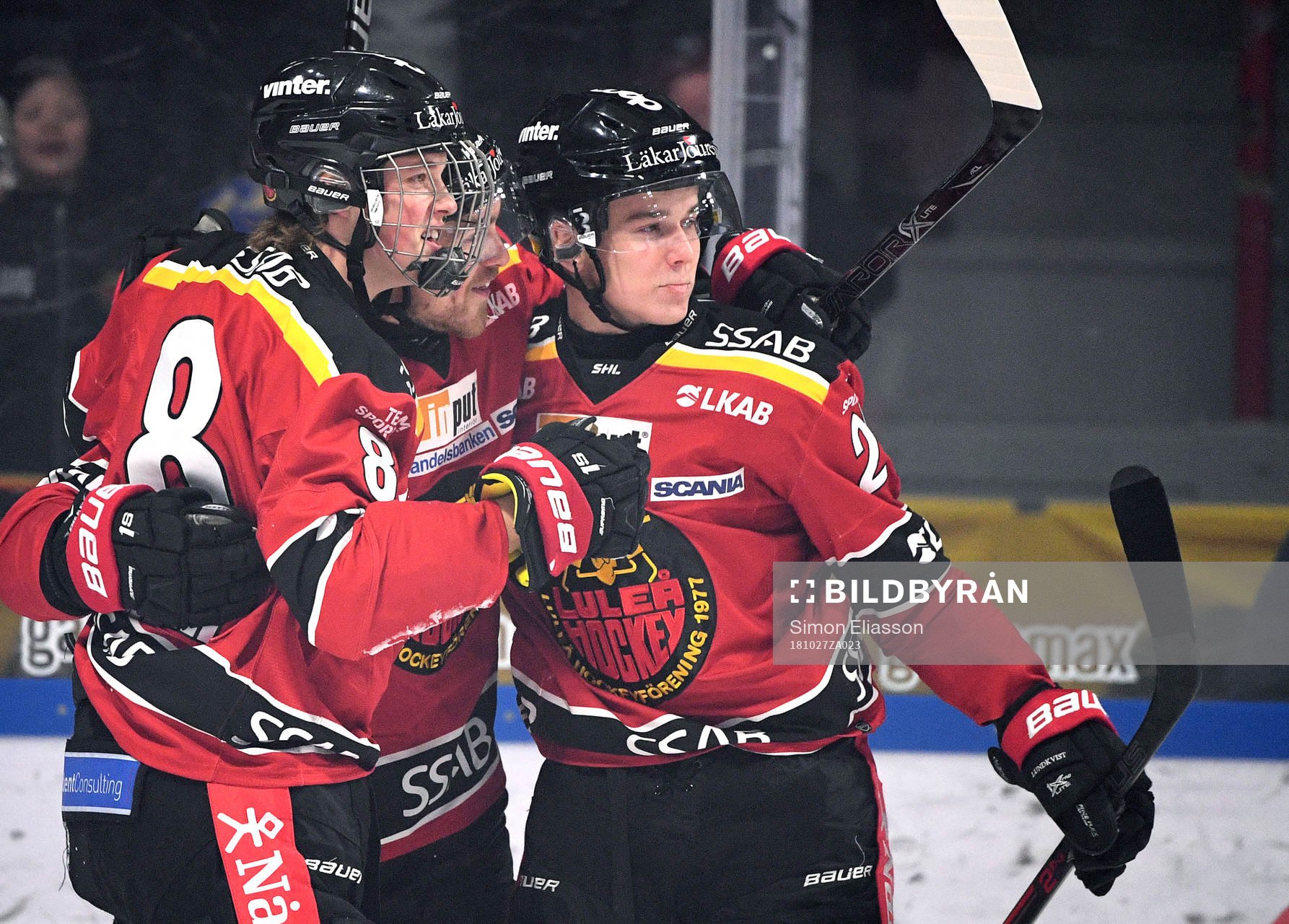 Luleås Johan Forsberg jublar