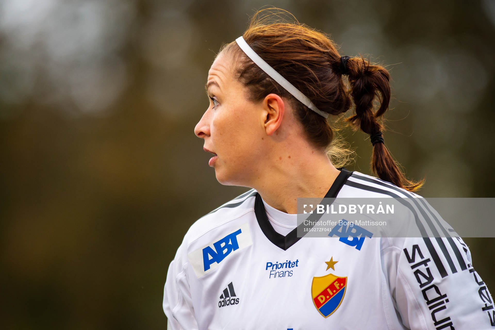Djurgårdens målvakt Gudbjörg Gunnarsdottir