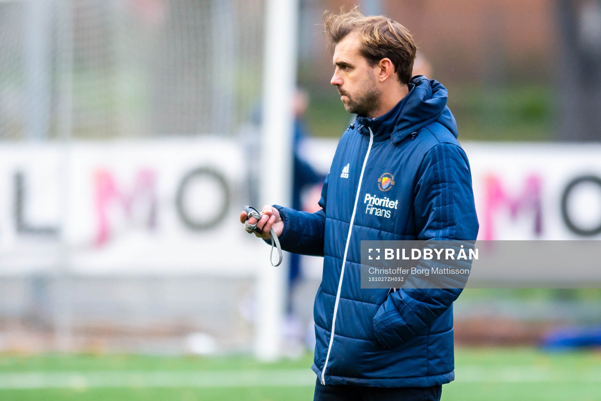Djurgårdens tränare Joel Riddez