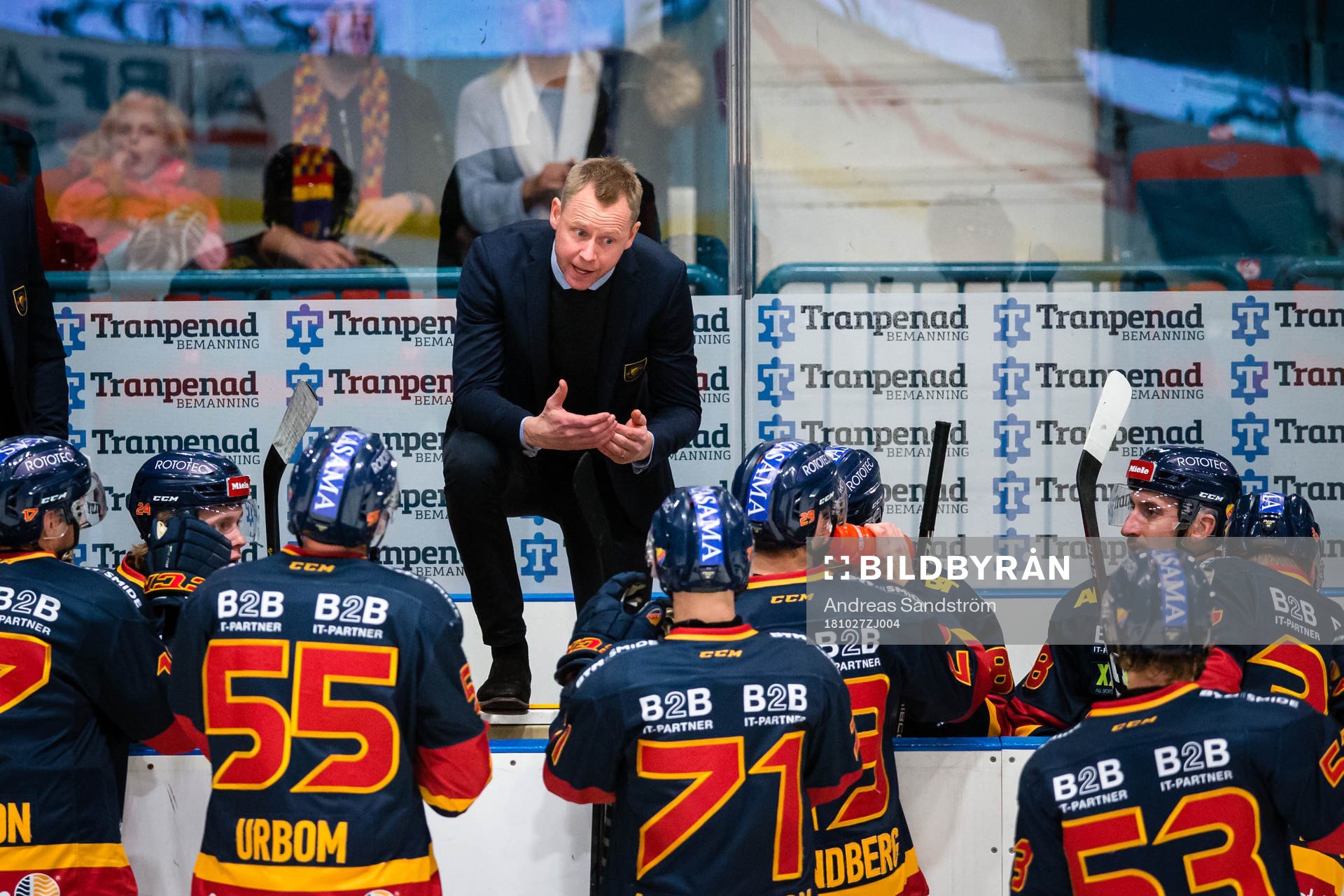 Djurgårdens tränare Robert Ohlsson ger direktiv
